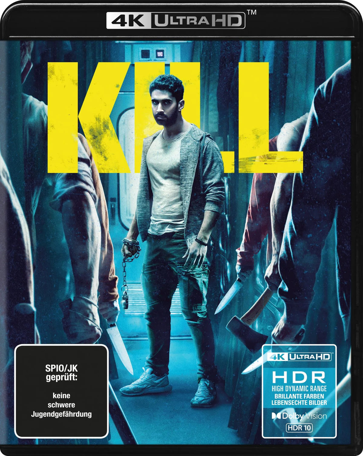 4K UHD Blu-ray-Cover: Kill. Regie: Nikhil Nagesh Bhat