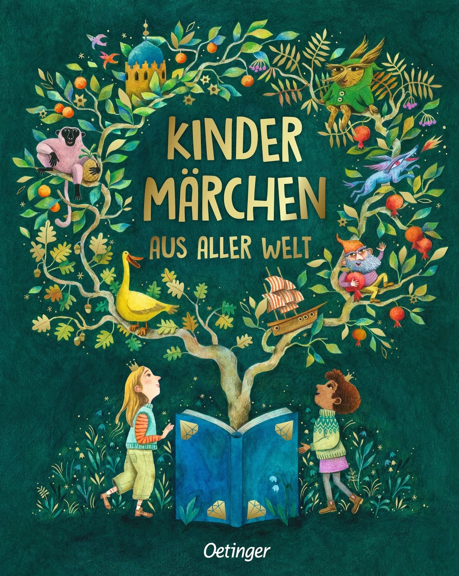 Buchcover von 'Kindermärchen aus aller Welt' - Gebundene Ausgabe von Loek Koopmans