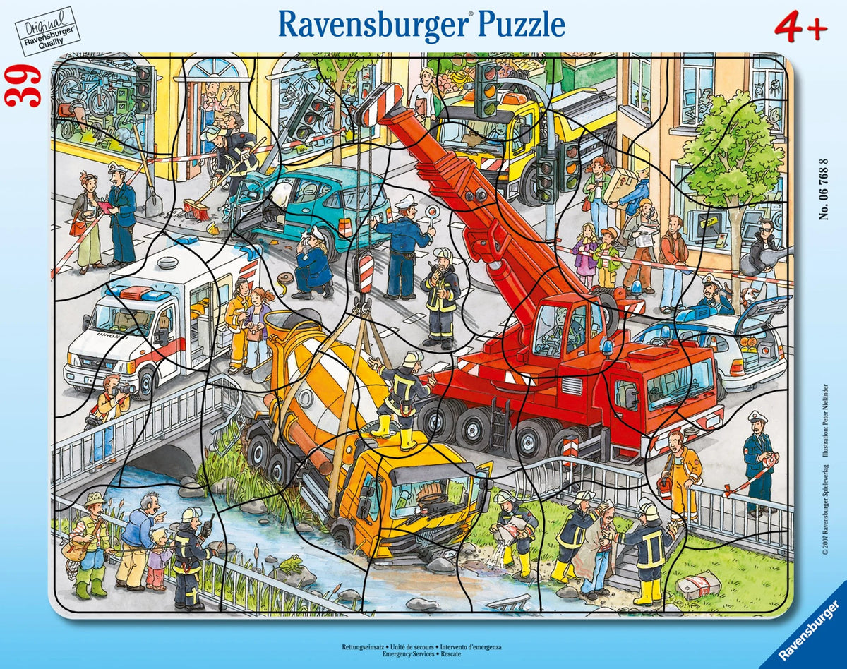 Kinderpuzzle: Kinderpuzzle 39 Teile - Rettungseinsatz