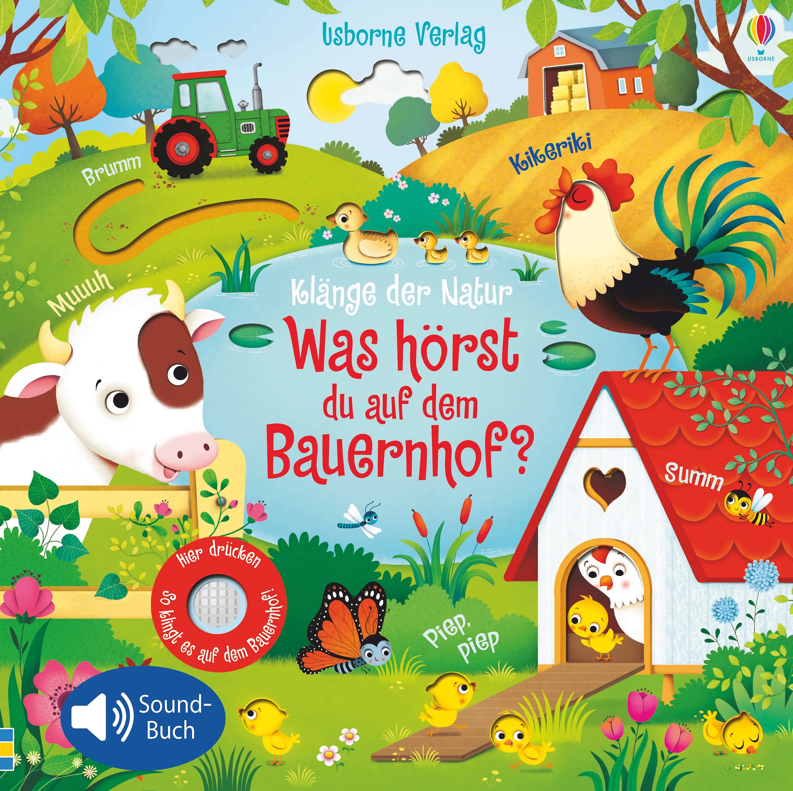 Buchcover von 'Klänge der Natur: Was hörst du auf dem Bauernhof?' - Gebundene Ausgabe von Sam Taplin