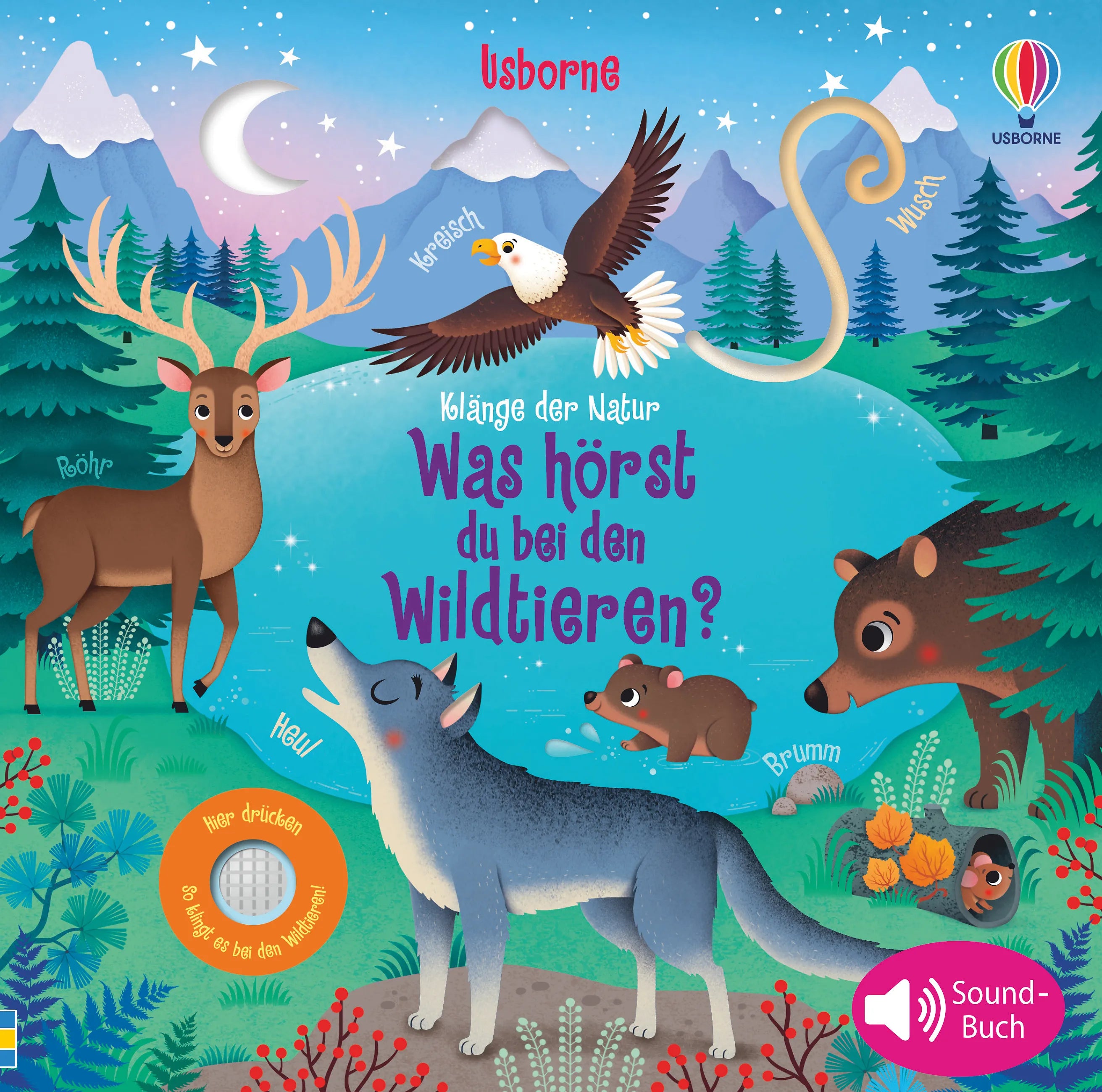 Buchcover von 'Klänge der Natur: Was hörst du bei den Wildtieren?' - Gebundene Ausgabe von Sam Taplin