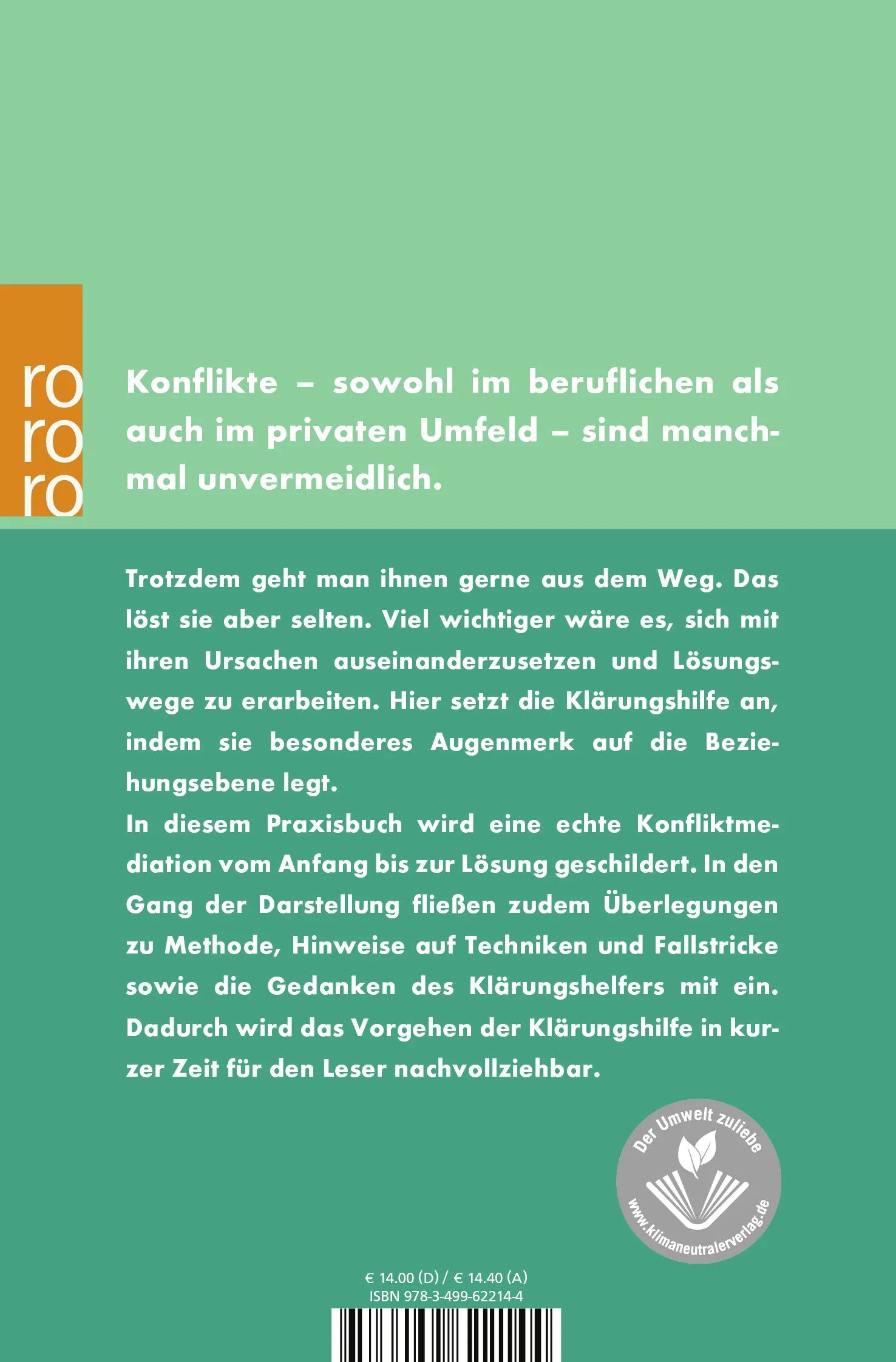 Buchrückseite von 'Klärungshilfe 3' mit Klappentext - Taschenbuch
