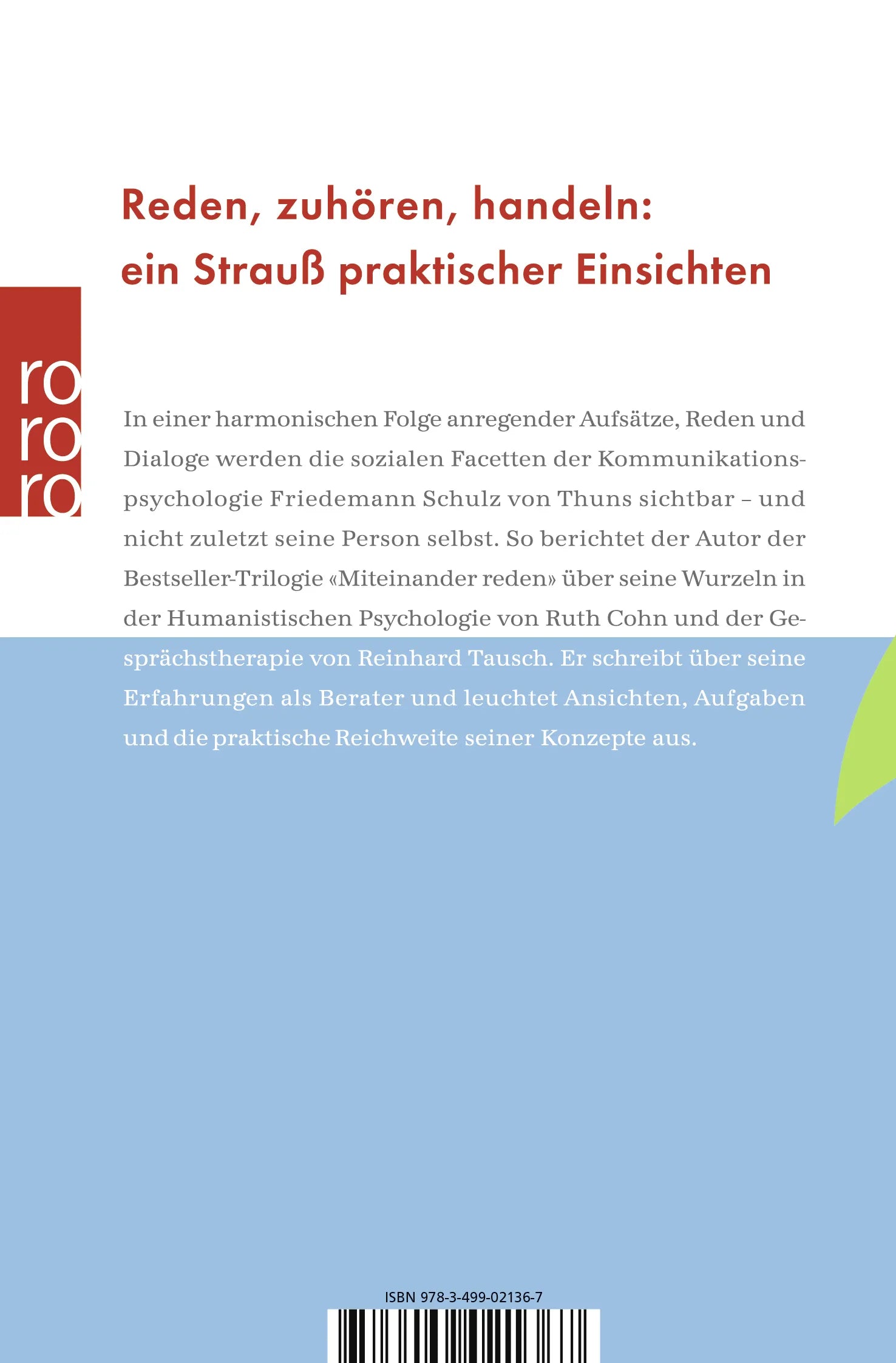 Rückseite: Klarkommen mit sich selbst und anderen: Kommunikation und soziale Kompetenz (Taschenbuch)