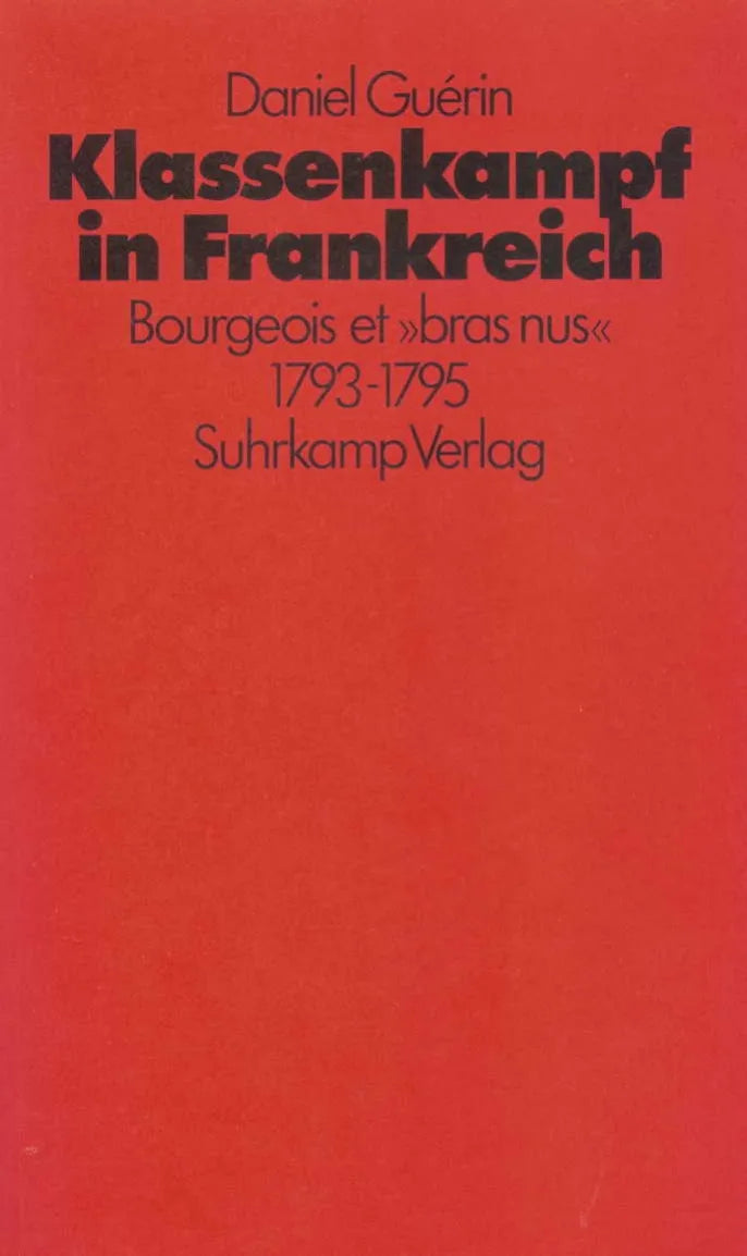 Buchcover von 'Klassenkampf in Frankreich' - Taschenbuch von Daniel Guérin