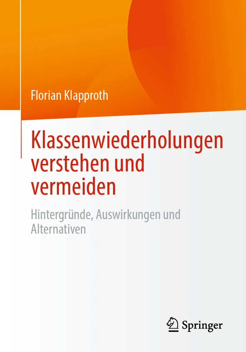 Cover: Klassenwiederholungen verstehen und vermeiden (E-Book) von Florian Klapproth