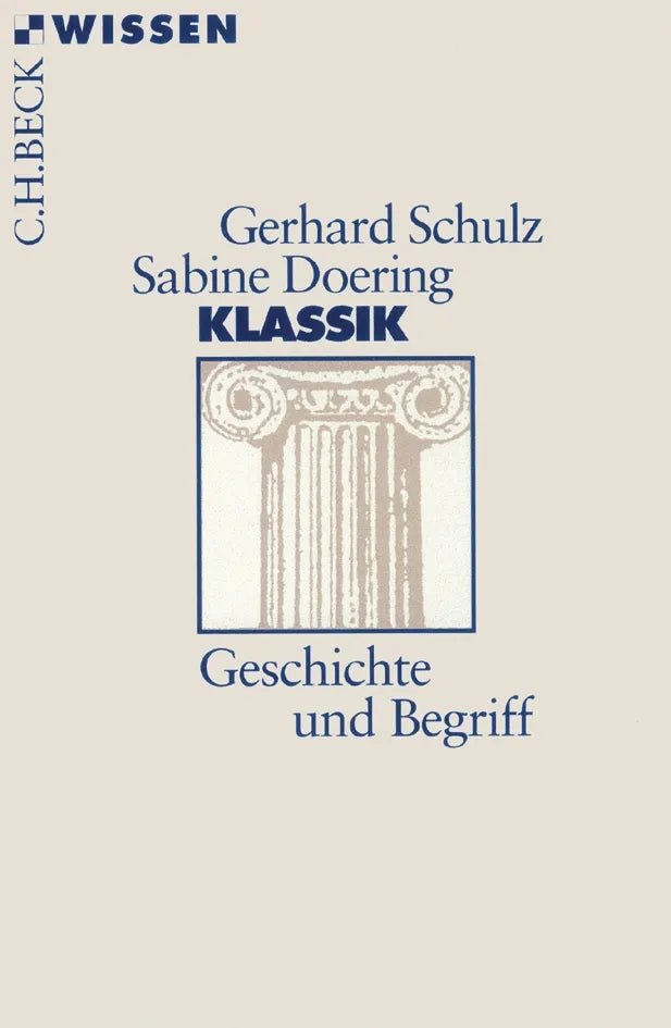 Buchcover von 'Klassik' - Taschenbuch von Gerhard Schulz