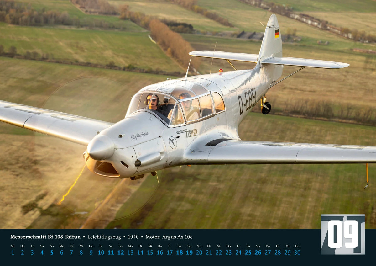 Klassiker der Luftfahrt Kalender 2027 – Ansicht