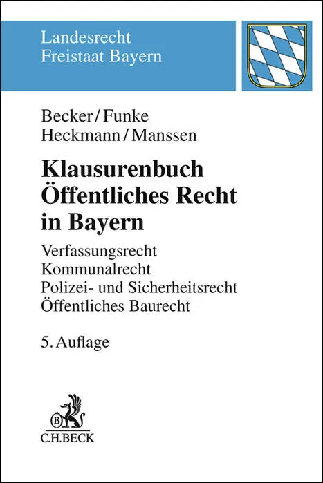 Buchcover von 'Klausurenbuch Öffentliches Recht in Bayern' - Taschenbuch von Ulrich Becker