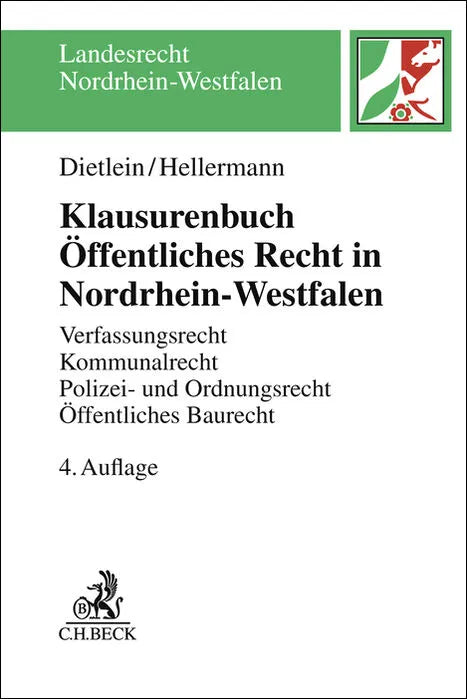 Buchcover von 'Klausurenbuch Öffentliches Recht in Nordrhein-Westfalen' - Taschenbuch von Johannes Dietlein