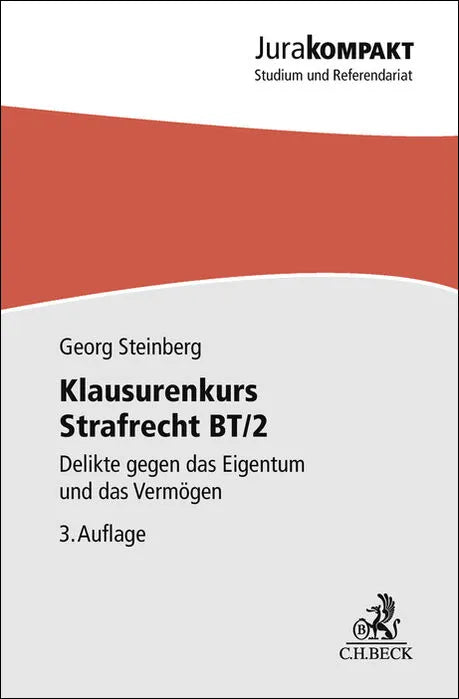 Buchcover von 'Klausurenkurs Strafrecht BT/2' - Taschenbuch von Georg Steinberg