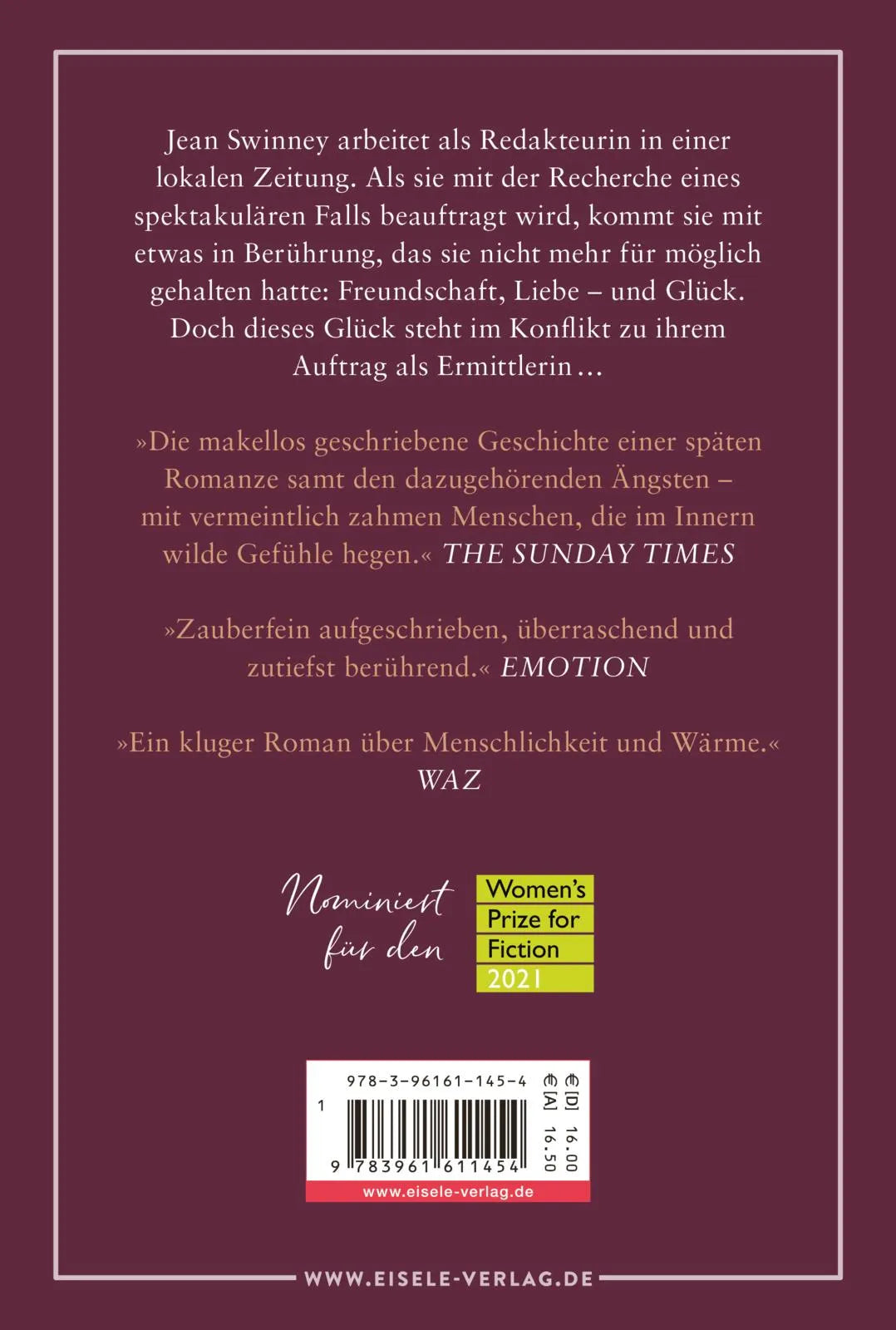 Buchrückseite von 'Kleine Freuden' mit Klappentext - Taschenbuch