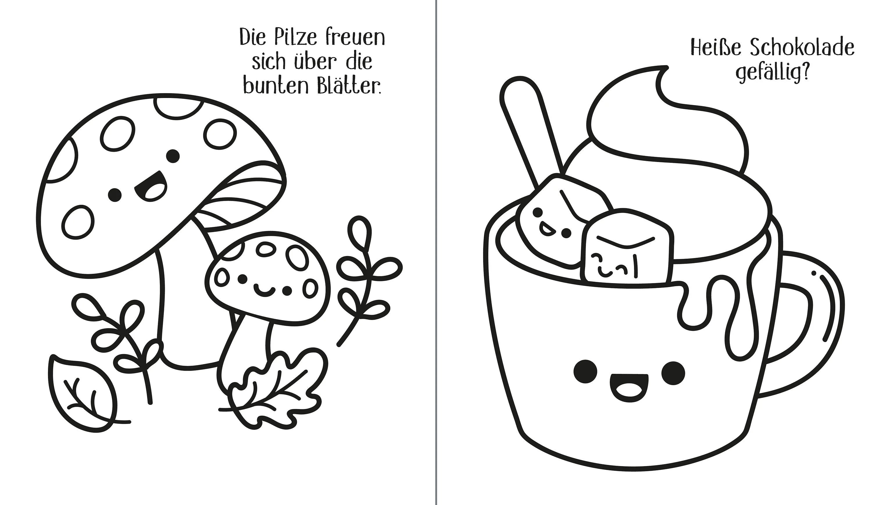Detailansicht: Kleine Kreativ-Werkstatt - Ganz einfach ganz viel ausmalen: Bunter Herbst (Taschenbuch)