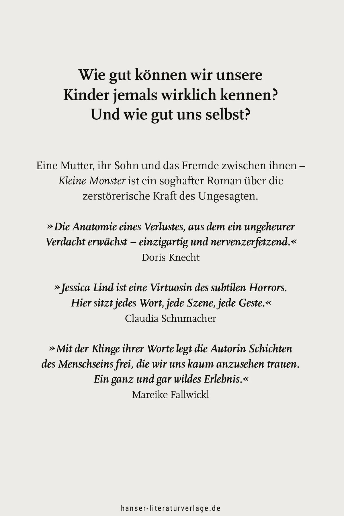 Abbildung von 'Kleine Monster'