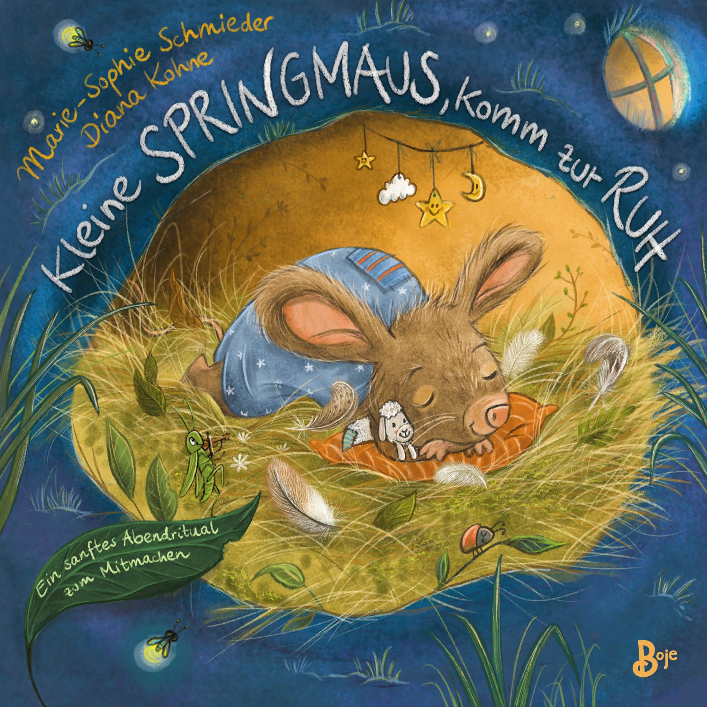 Buchcover von 'Kleine Springmaus, komm zur Ruh' - Gebundene Ausgabe von Marie-Sophie Schmieder
