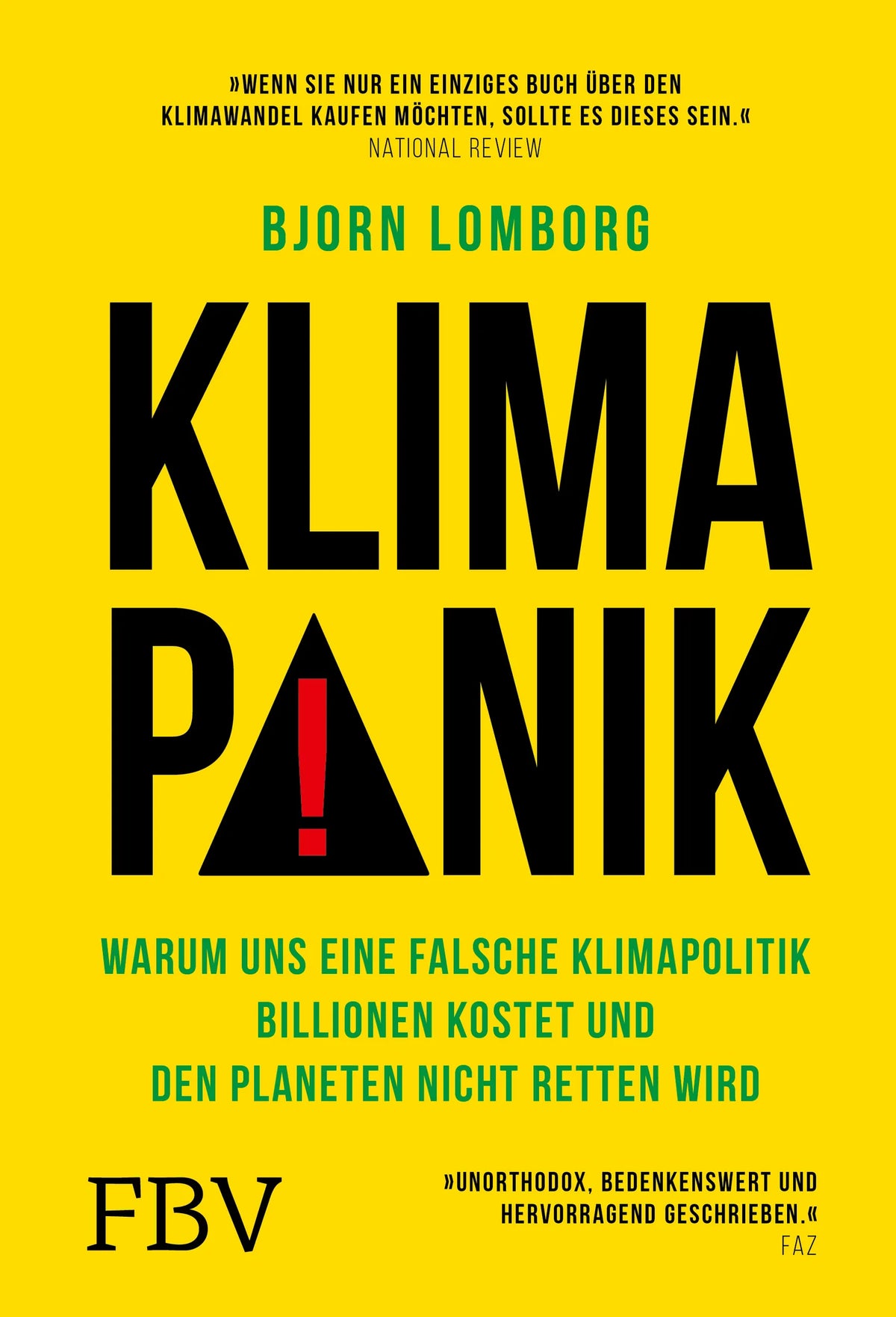 Buchcover von 'Klimapanik' - Gebundene Ausgabe von Bjorn Lomborg