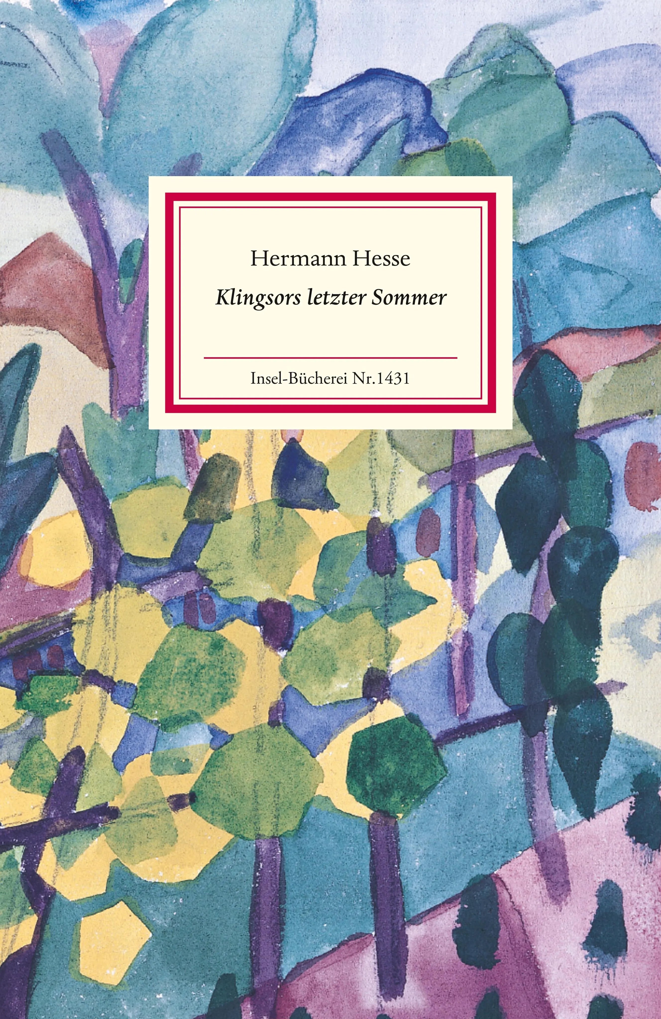 Buchcover von 'Klingsors letzter Sommer' - Gebundene Ausgabe von Hermann Hesse