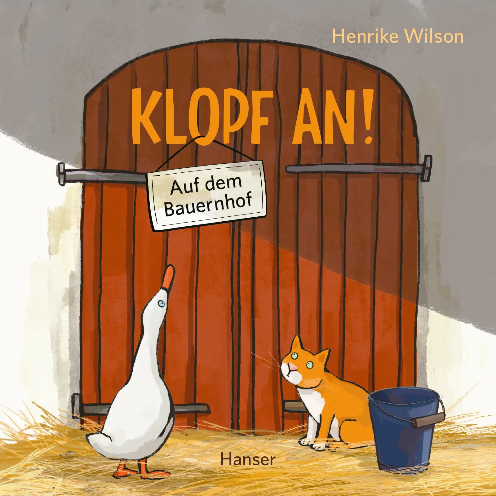 Buchcover von 'Klopf an! Auf dem Bauernhof' - Gebundene Ausgabe von Henrike Wilson