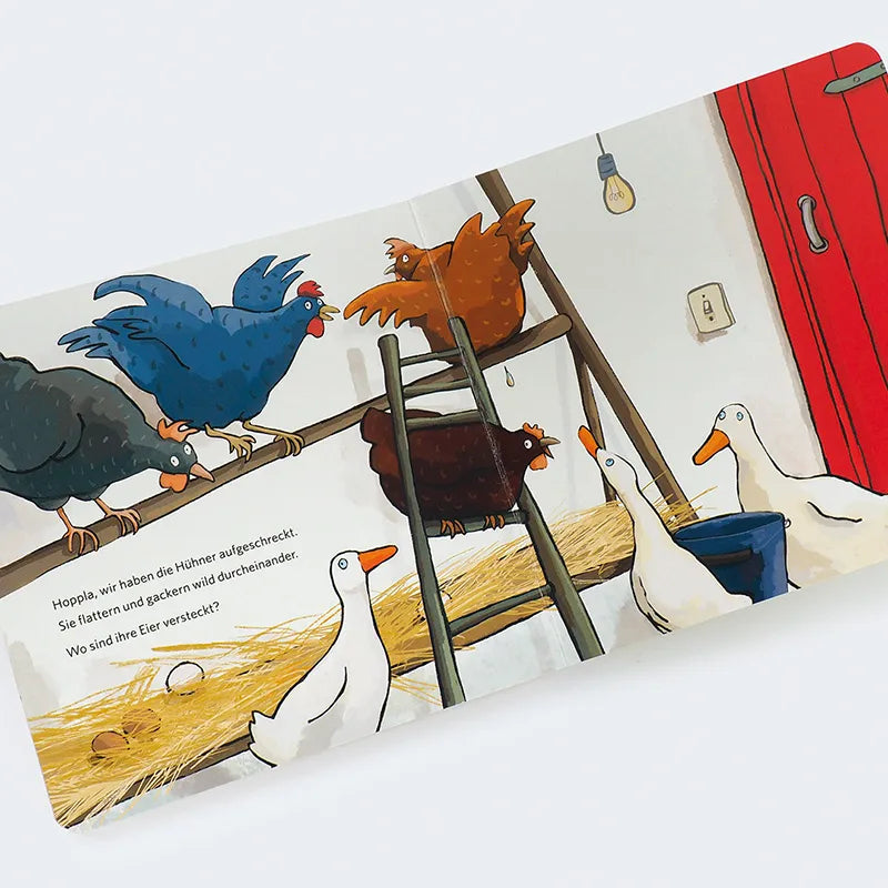 Produktansicht: Klopf an! Auf dem Bauernhof (Gebundene Ausgabe)