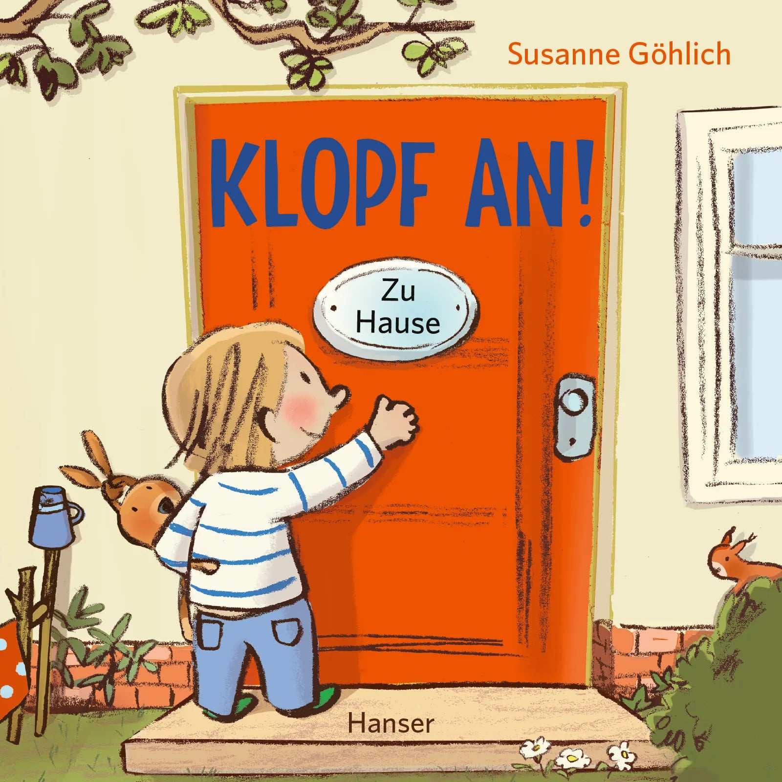 Buchcover von 'Klopf an! Zu Hause' - Gebundene Ausgabe von Susanne Göhlich