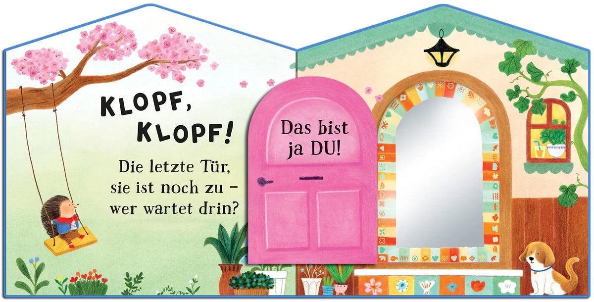 Detailansicht: Klopf hier – wer öffnet dir? Die Waldtiere (Hardcover)