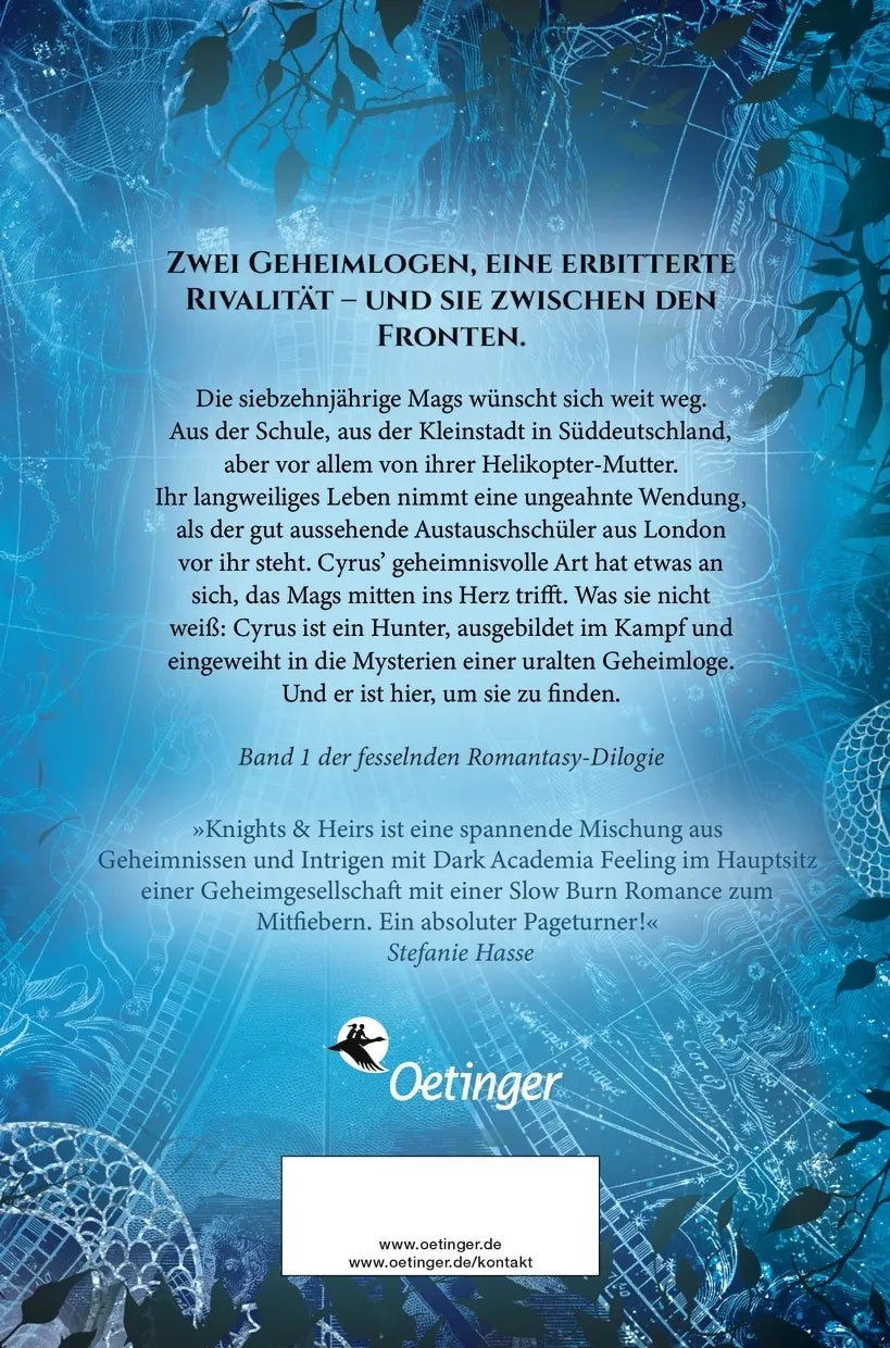 Rückseite: Knights & Heirs 1. Der Ruf der Schlange (Taschenbuch)