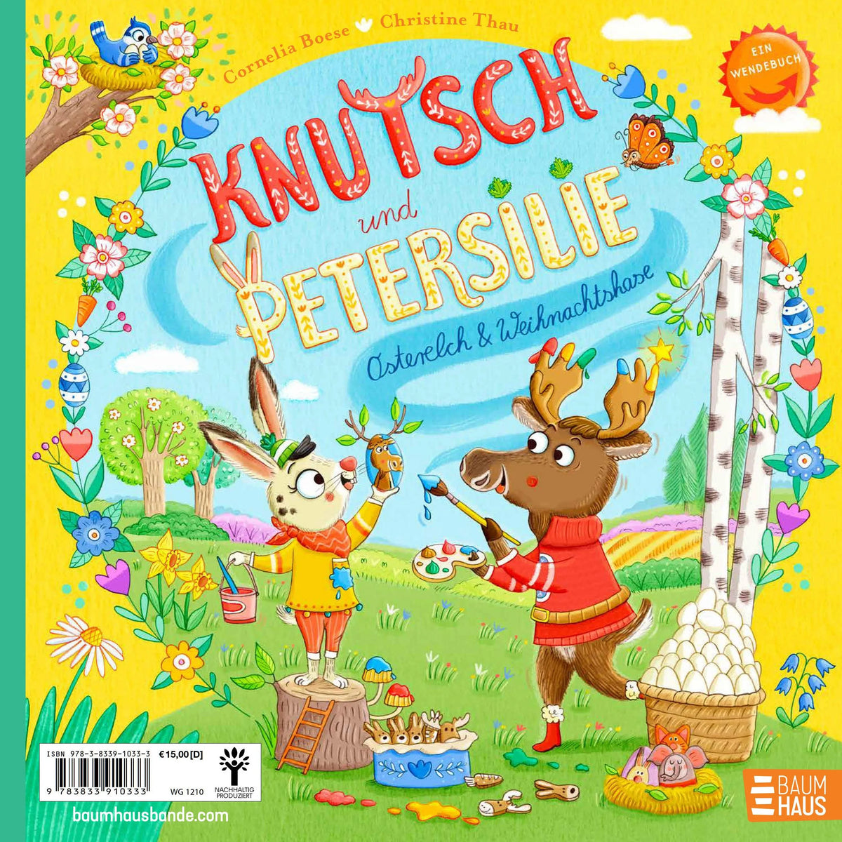 Detailansicht: Knutsch & Petersilie - Osterelch und Weihnachtshase (Hardcover)
