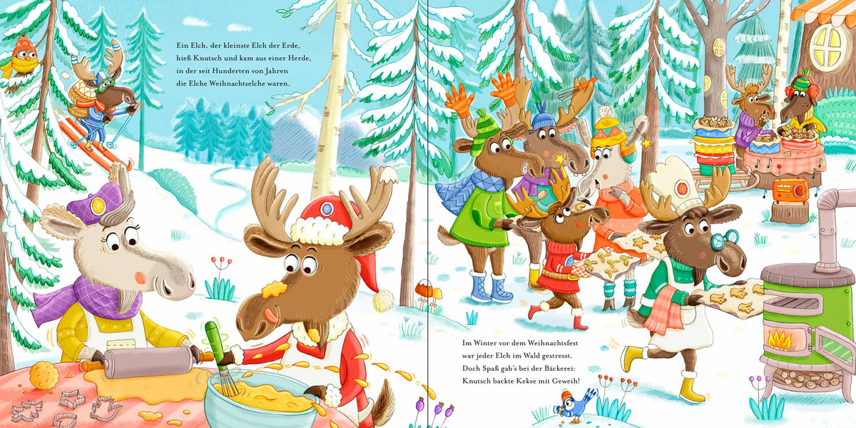 Detailansicht: Knutsch & Petersilie - Osterelch und Weihnachtshase (Hardcover)