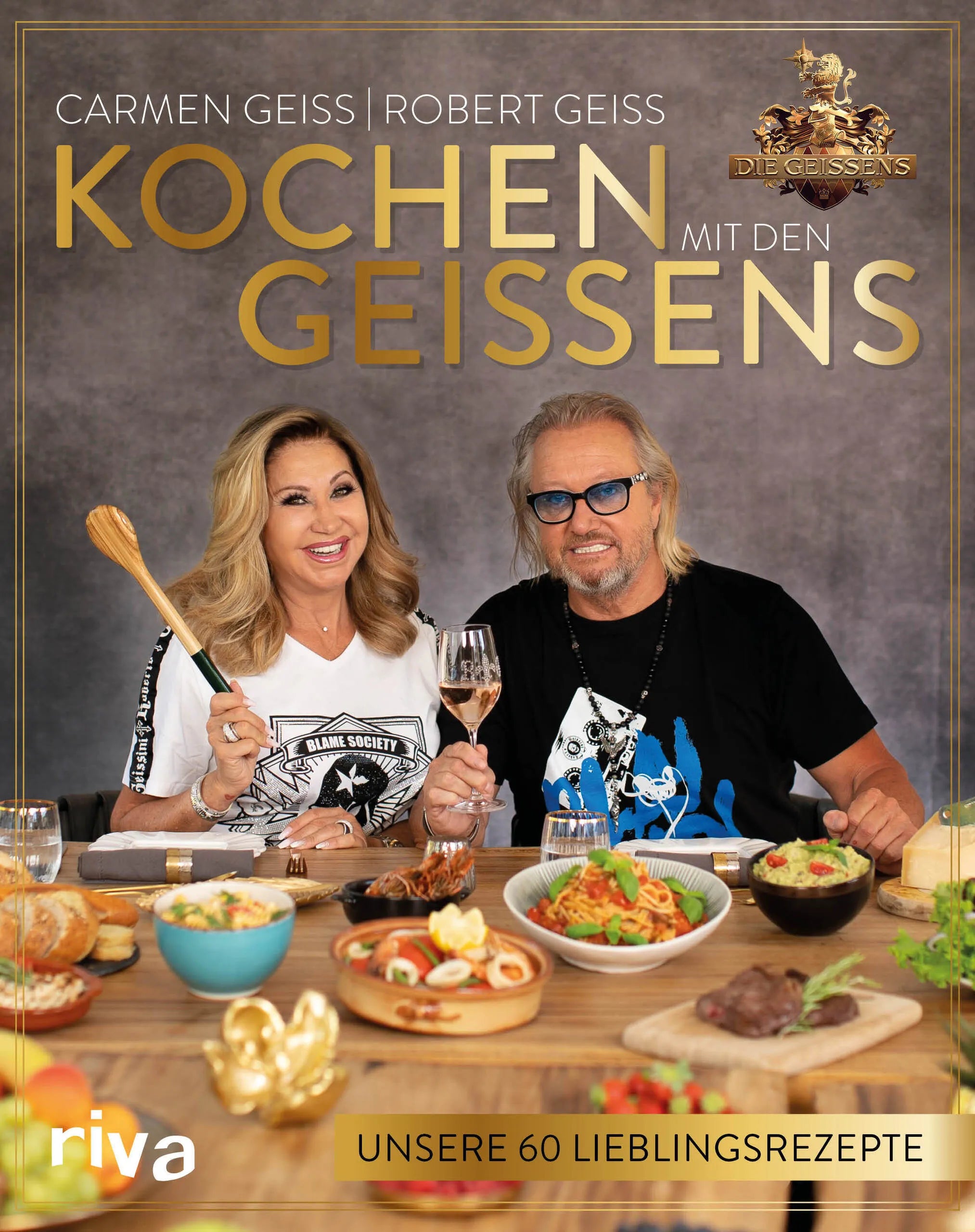 Buchcover von 'Kochen mit den Geissens' - Gebundene Ausgabe von Carmen Geiss