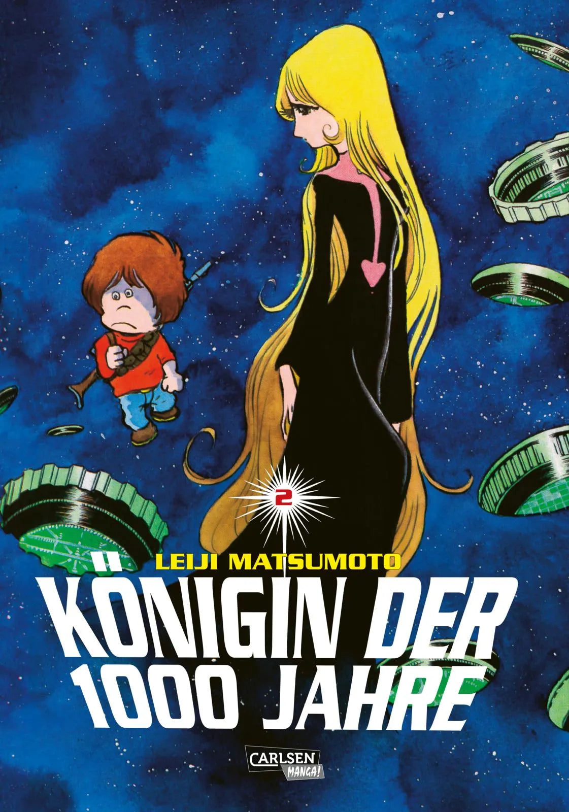 Buchcover von 'Königin der 1000 Jahre 2' - Gebundene Ausgabe von Leiji Matsumoto