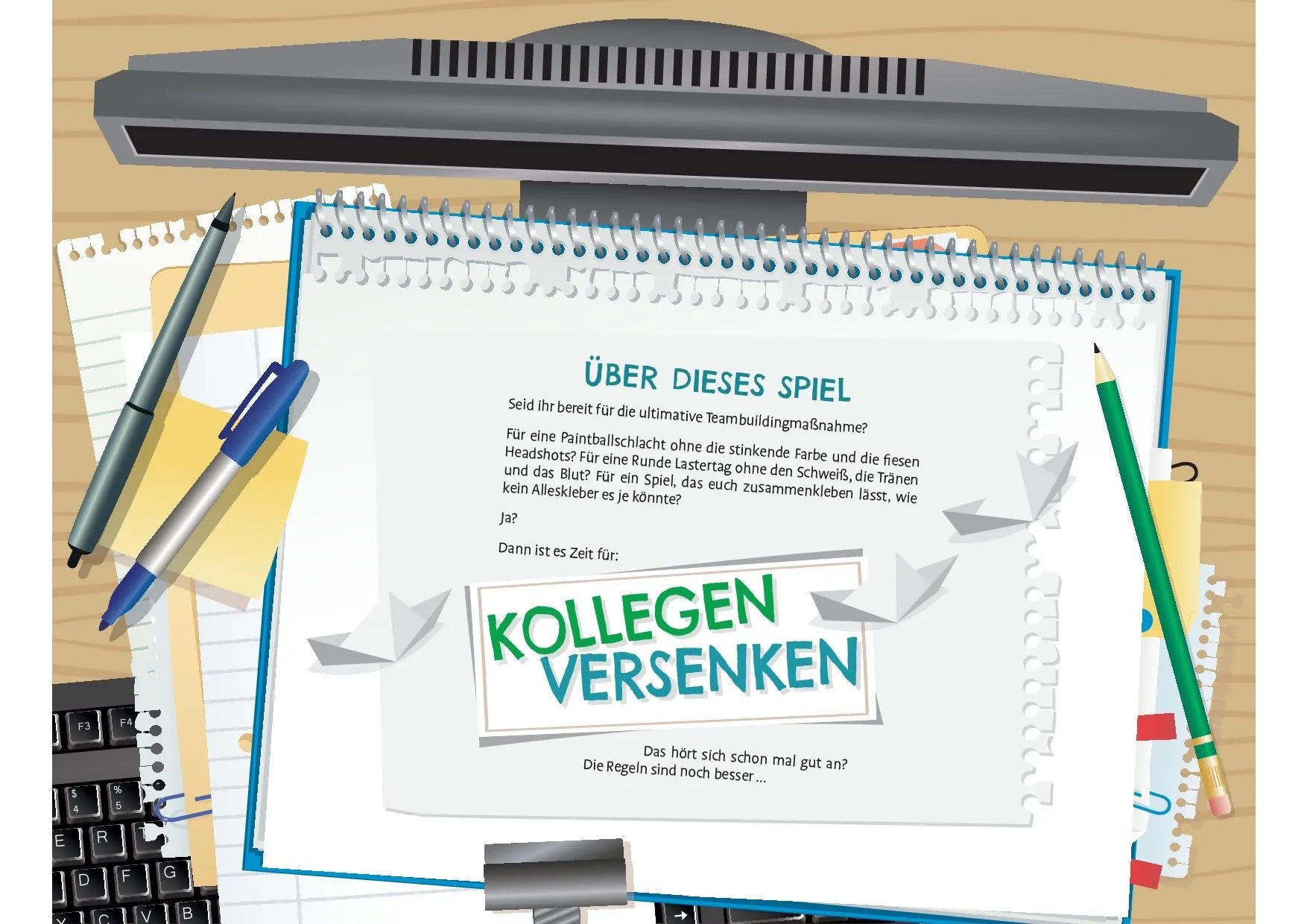 Innenansicht von 'Kollegen versenken' - Taschenbuch