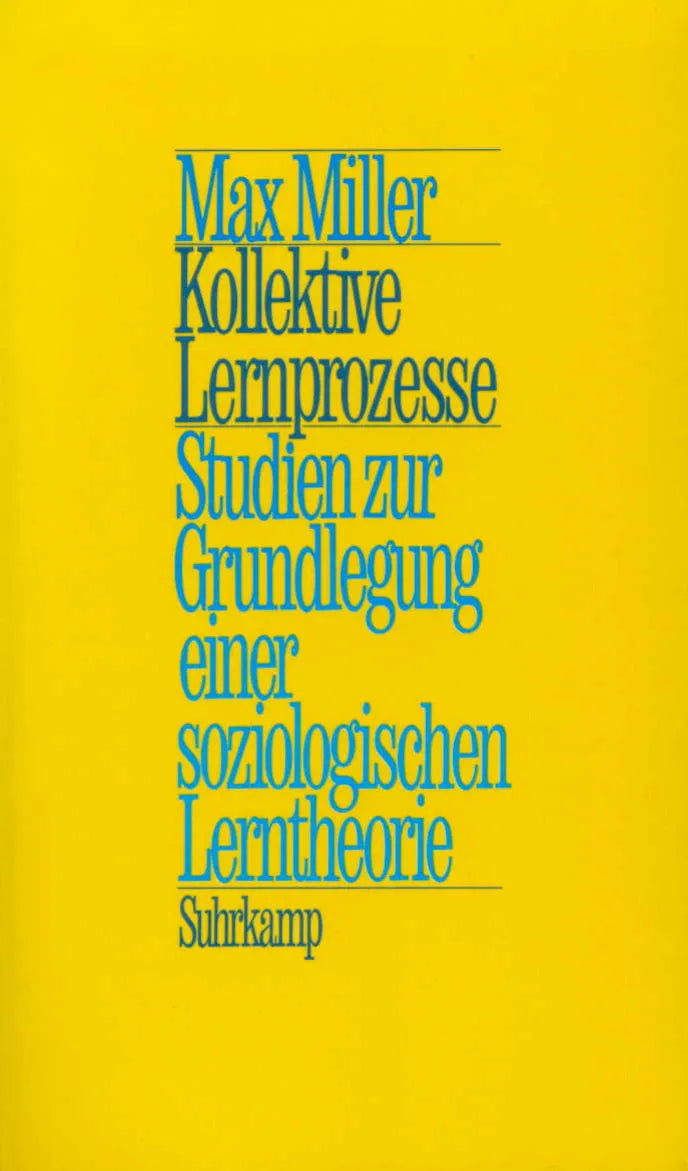 Buchcover von 'Kollektive Lernprozesse' - Taschenbuch von Max Miller