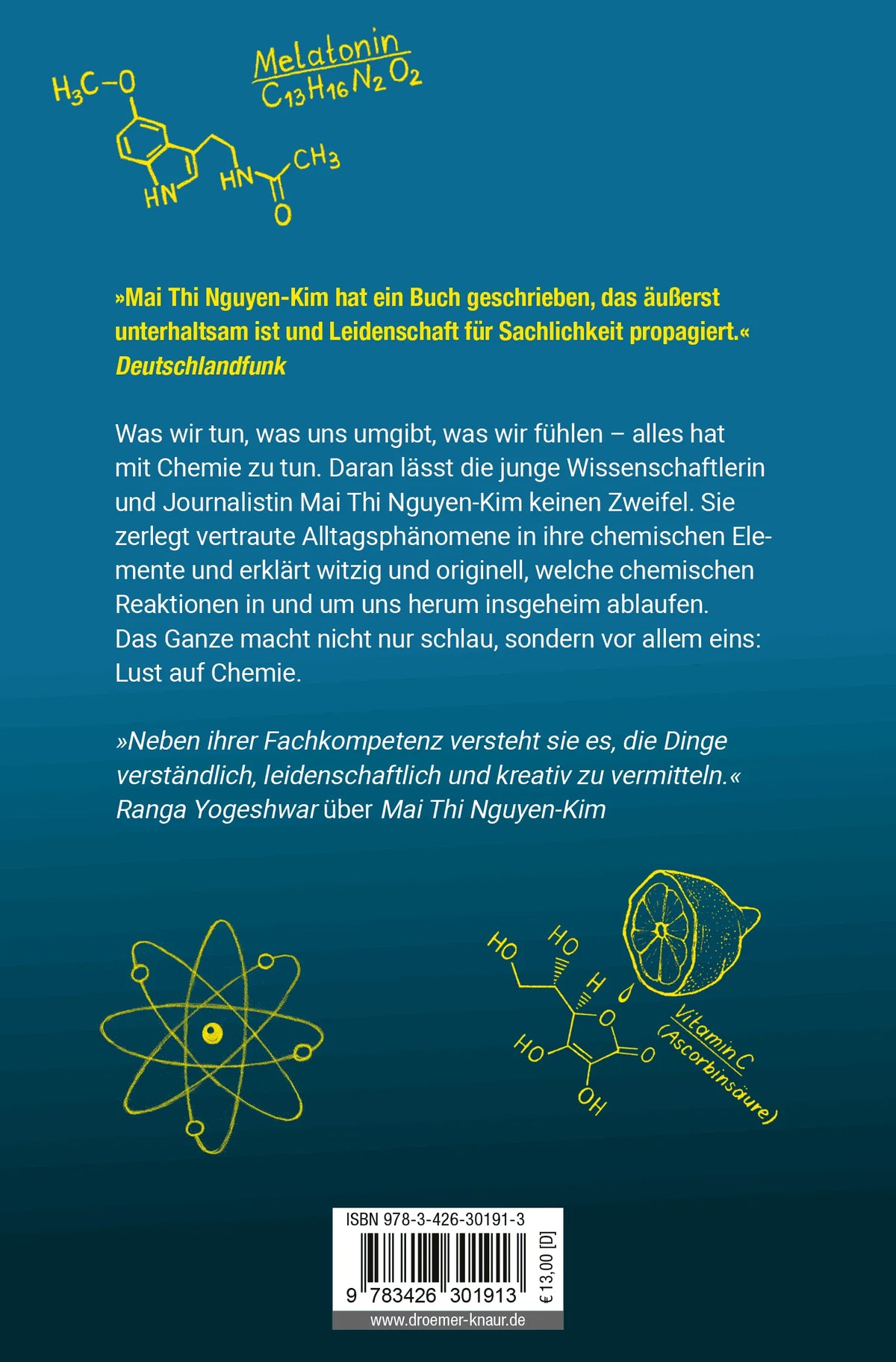Rückseite: Komisch, alles chemisch! (Taschenbuch)