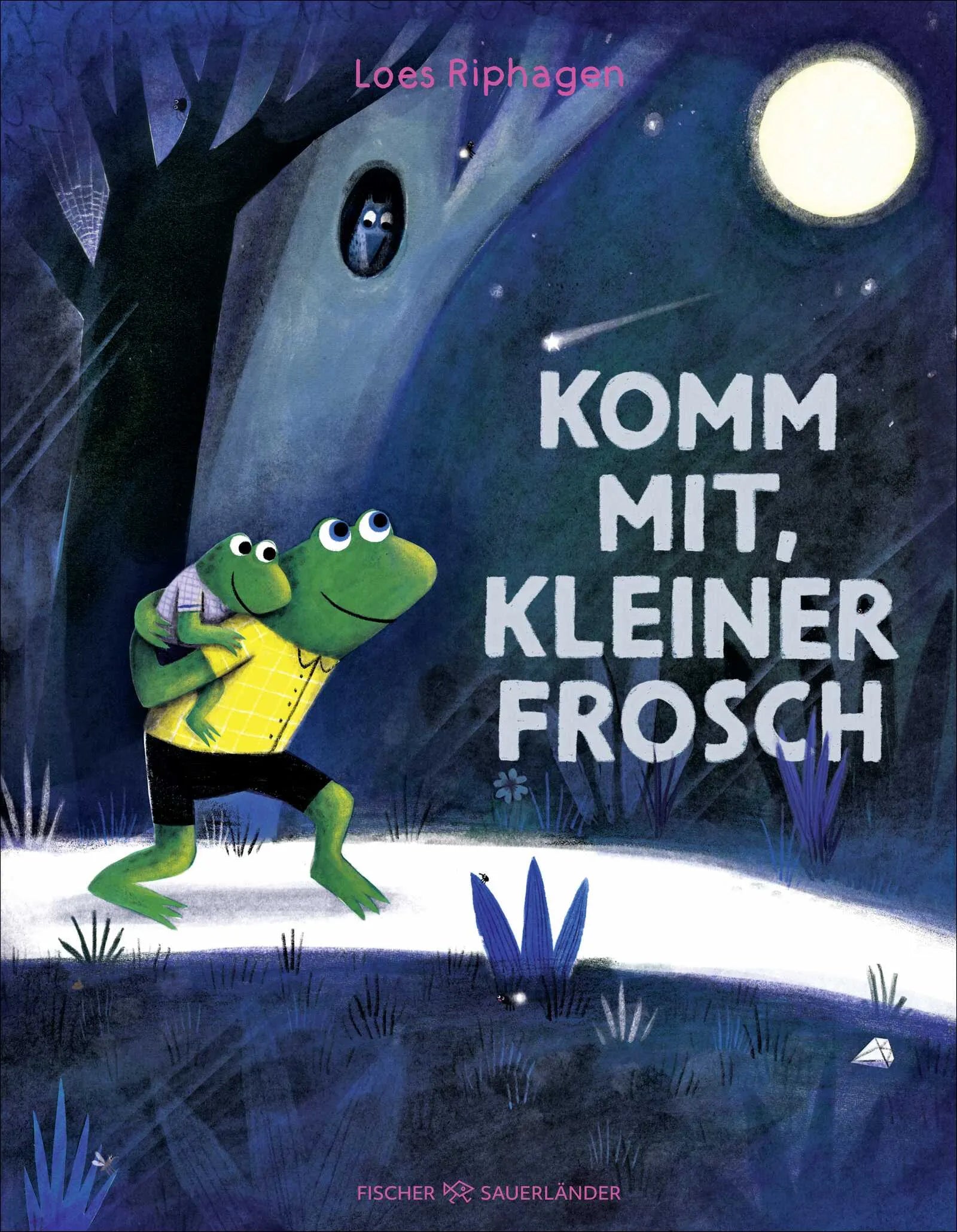Buchcover von 'Komm mit, kleiner Frosch' - Gebundene Ausgabe von Loes Riphagen