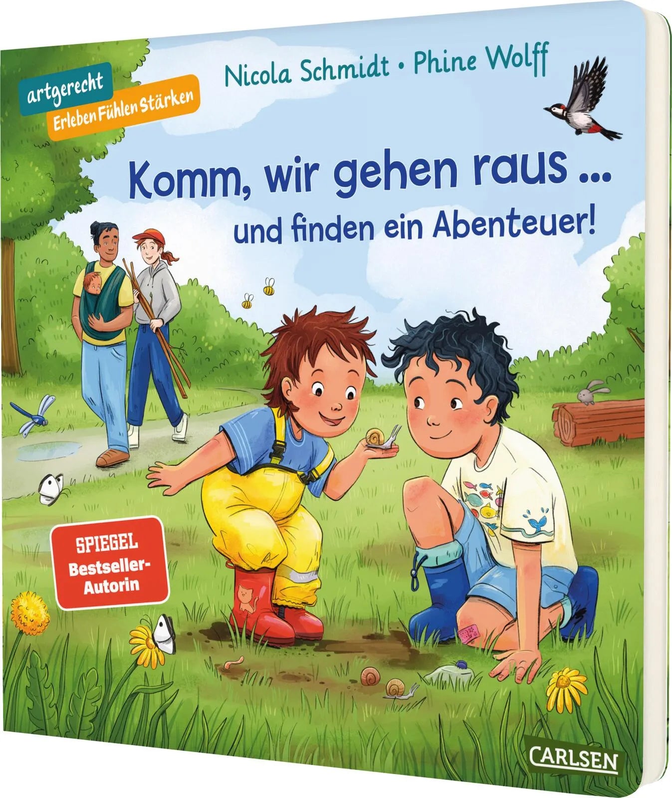 Cover: Komm wir gehen raus ... und finden ein Abenteuer (Hardcover) von Nicola Schmidt