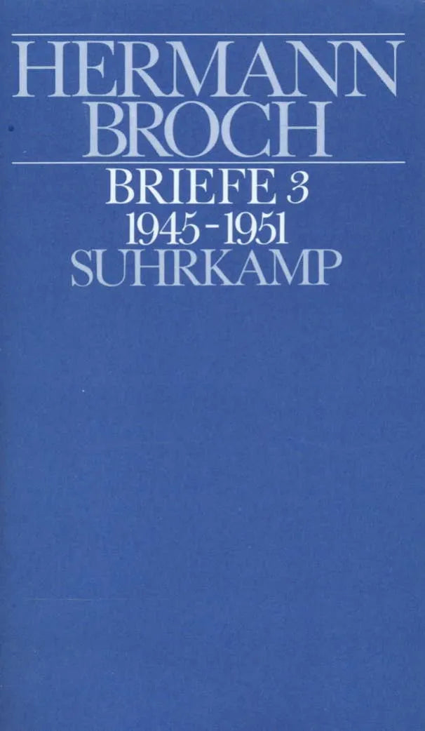 Buchcover von 'Kommentierte Werkausgabe in 13 Bänden' - Gebundene Ausgabe von Hermann Broch