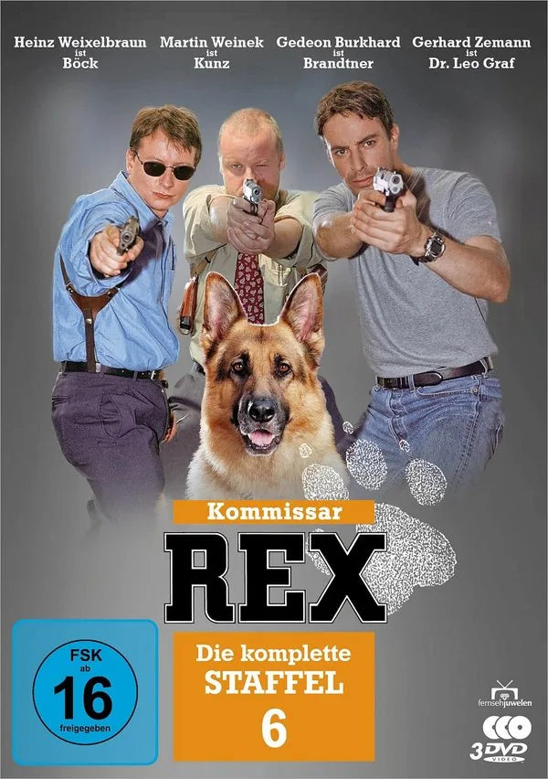 Kommissar Rex - Die komplette 6. Staffel - DVD
