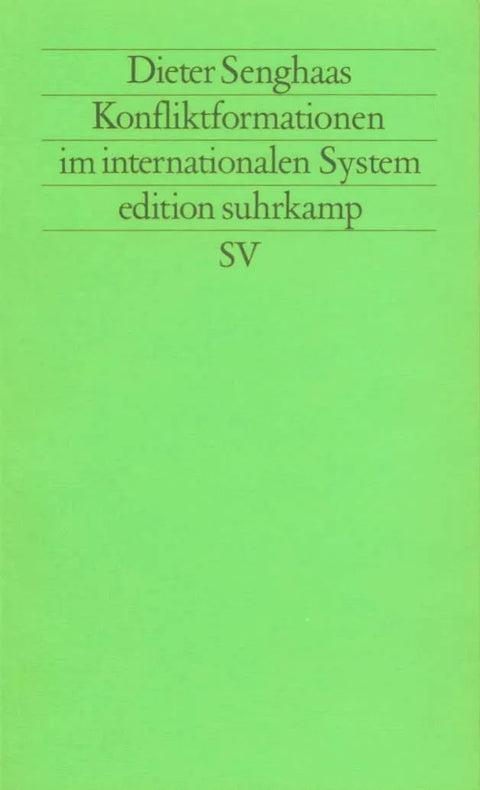 Konfliktformationen im internationalen System