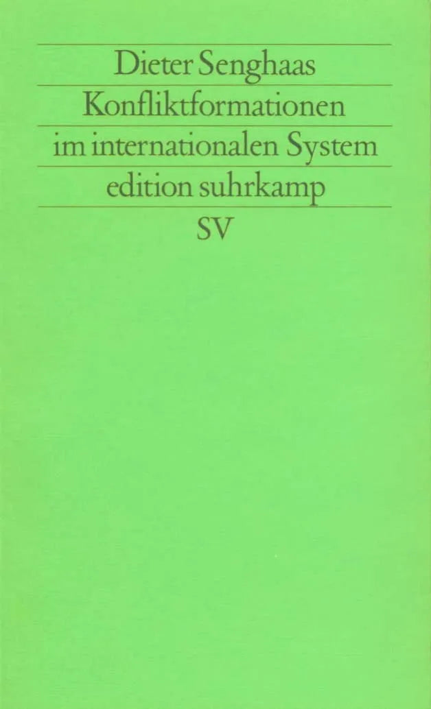 Buchcover von 'Konfliktformationen im internationalen System' - Taschenbuch von Dieter Senghaas