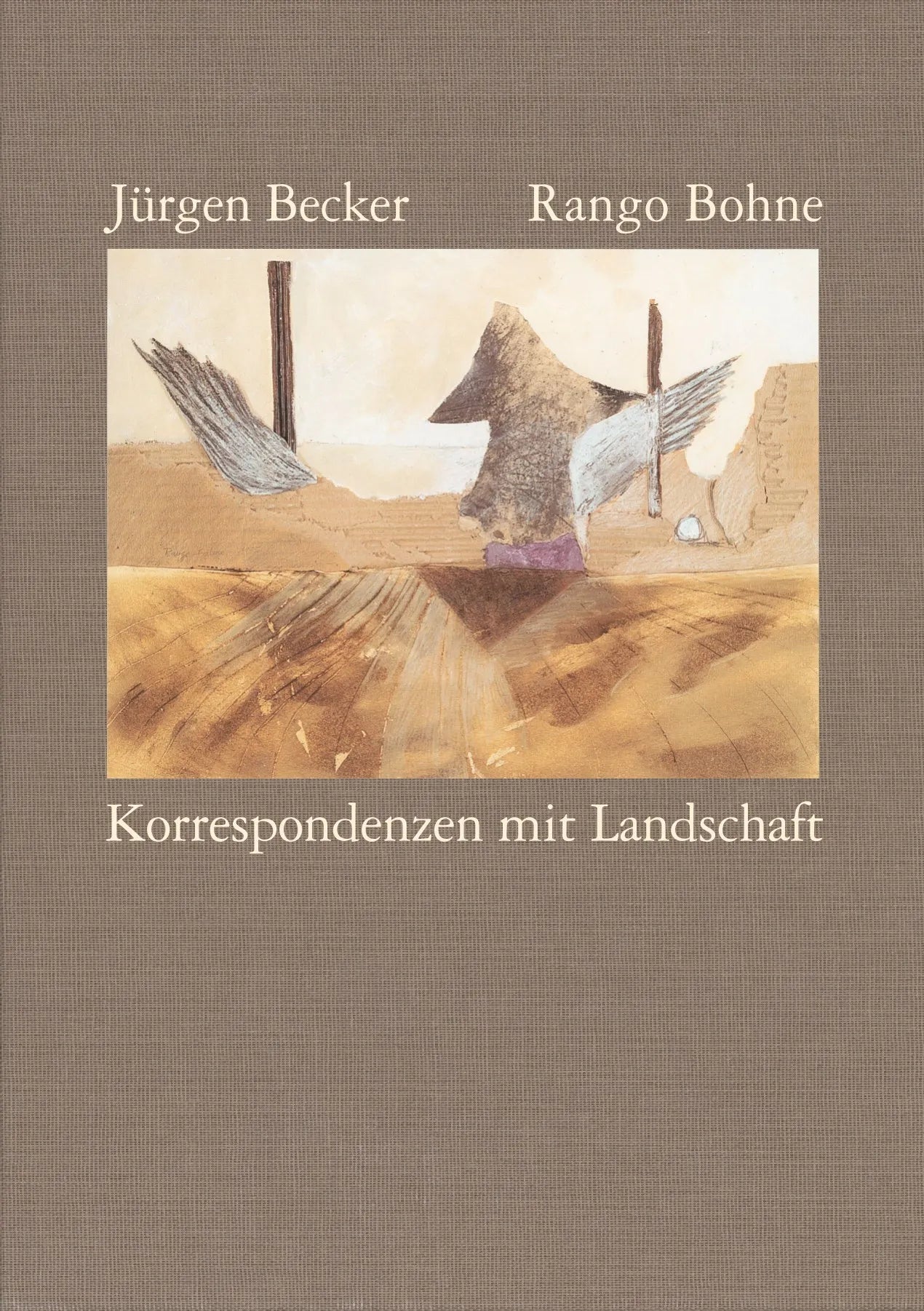 Buchcover von 'Korrespondenzen mit Landschaft' - Gebundene Ausgabe von Jürgen Becker