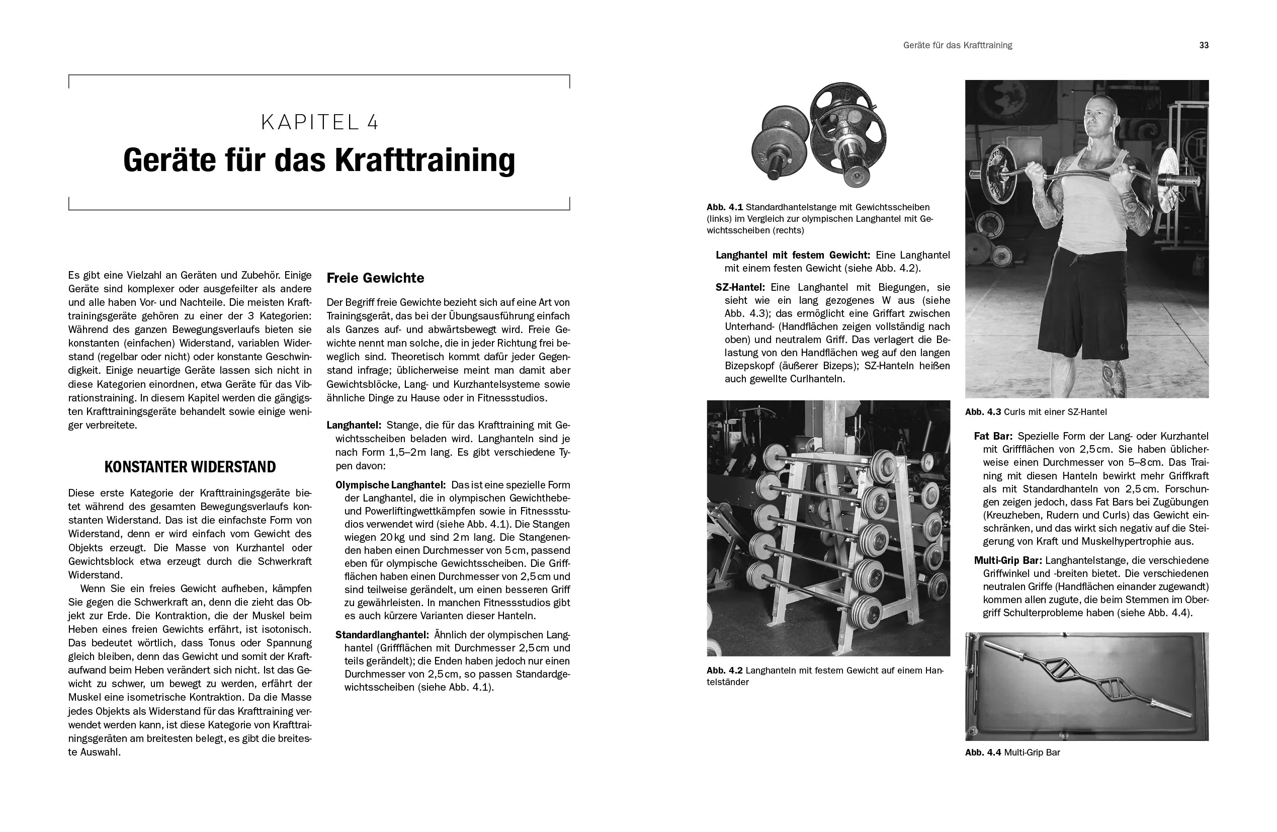 Innenansicht von 'Krafttraining – Die Enzyklopädie' - Taschenbuch