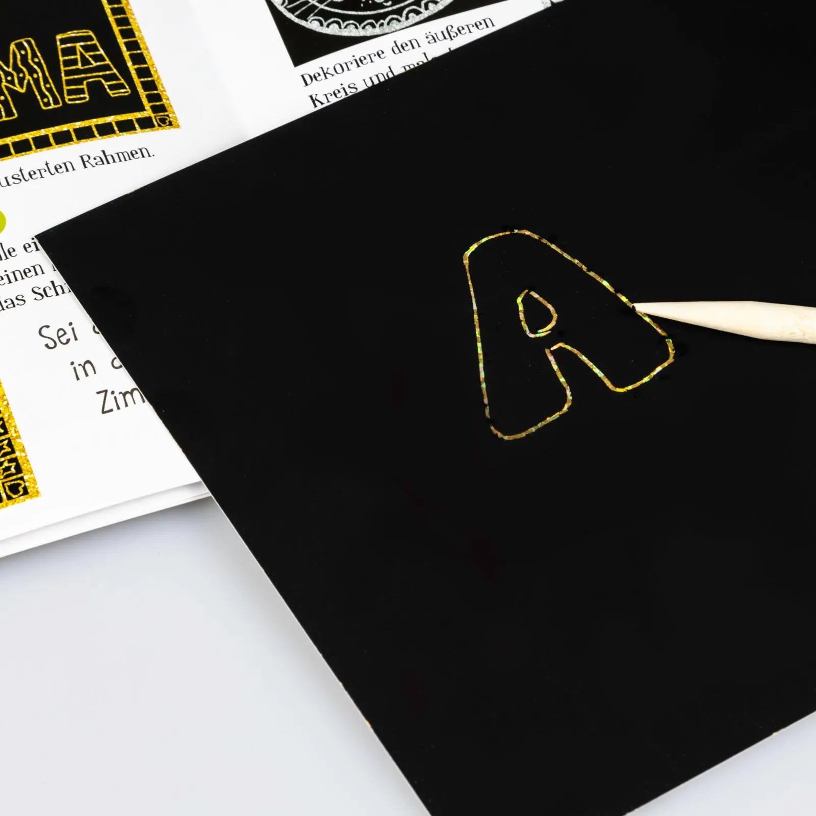 Produktansicht: Kratzbilder für Kinder: Kreative Kratzkunst: Goldzauber (Taschenbuch)