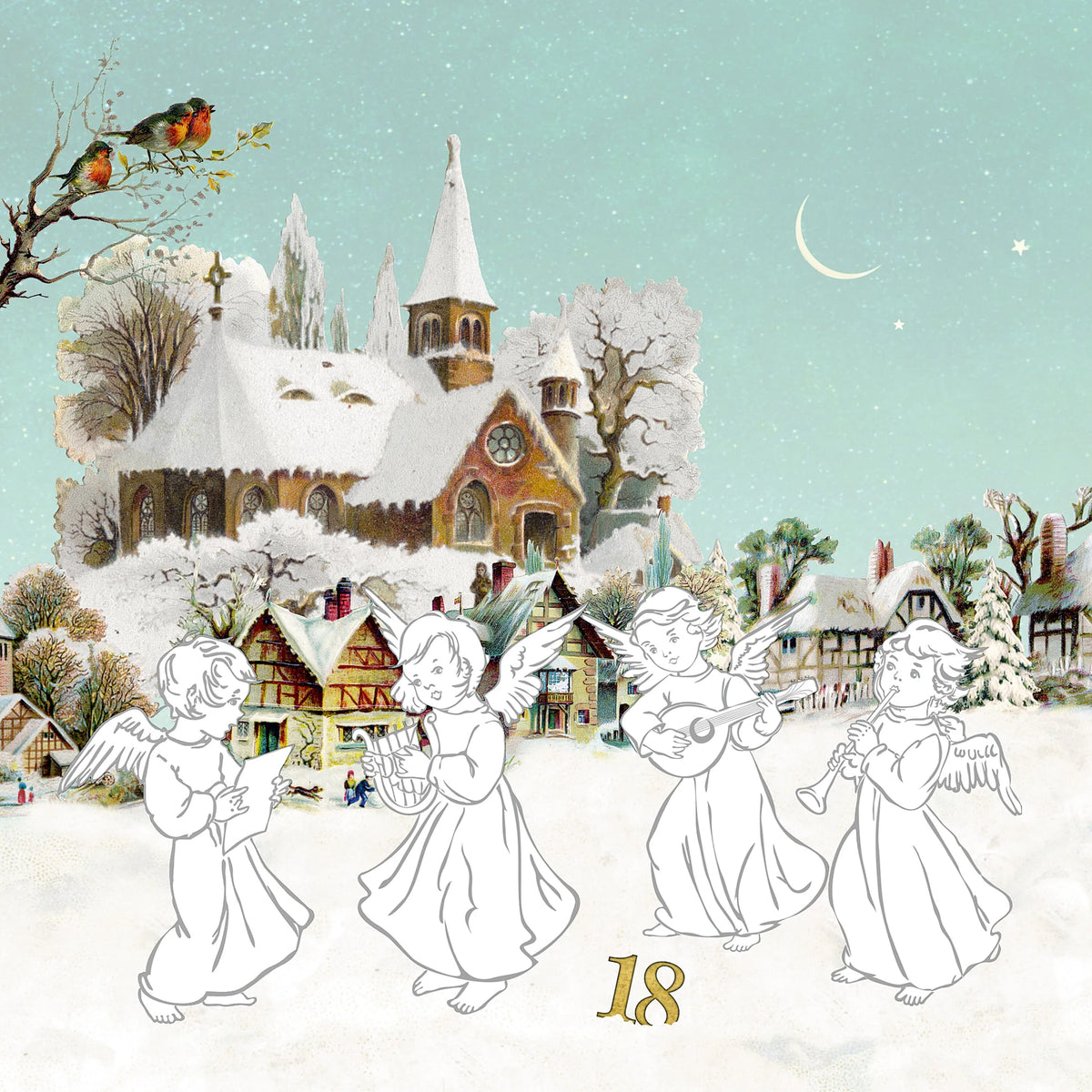 Kreativ-Adventskalender – Nostalgische Weihnachtswelt – Ansicht