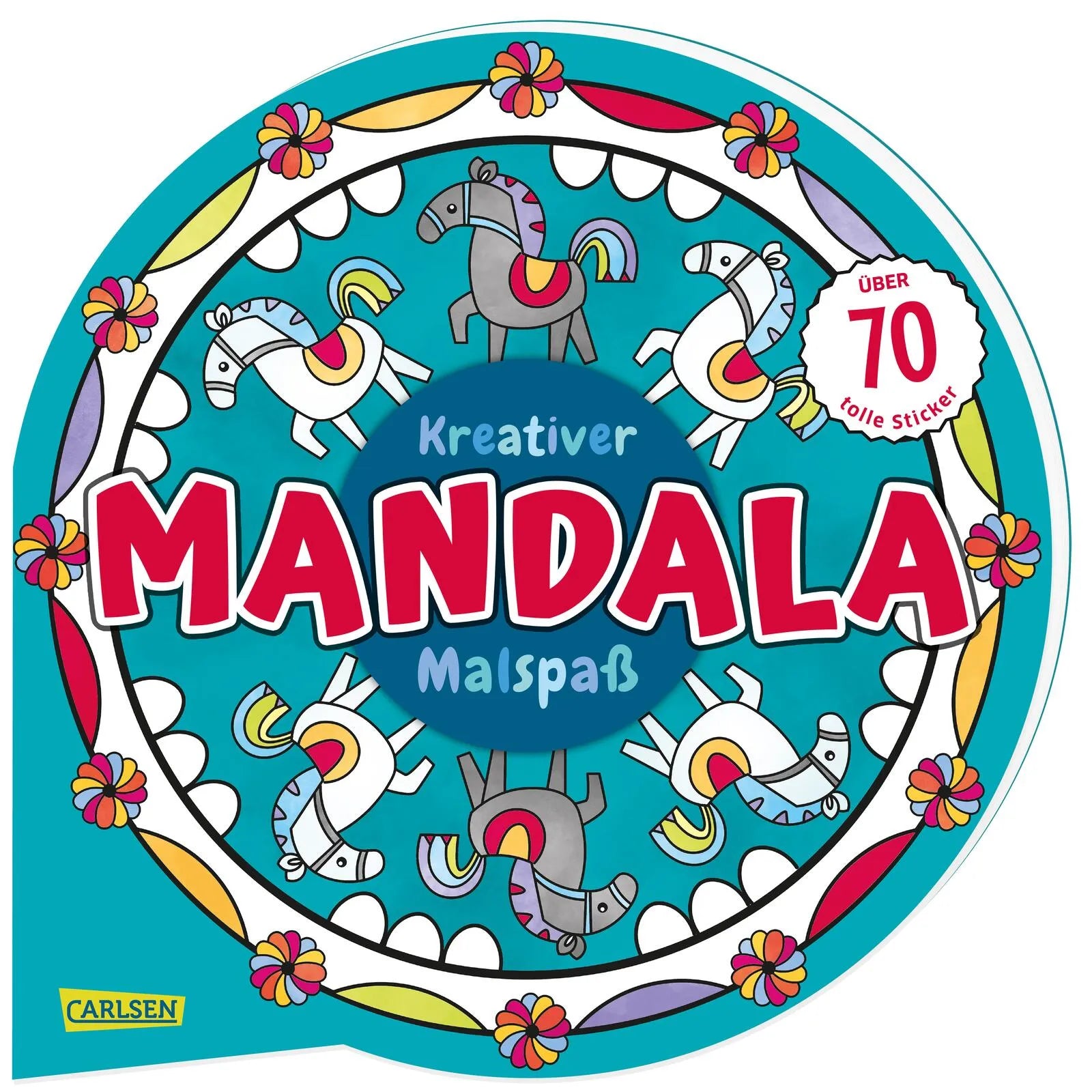 Buchcover von 'Kreativer Mandala-Malspaß' - Taschenbuch von Anton Poitier