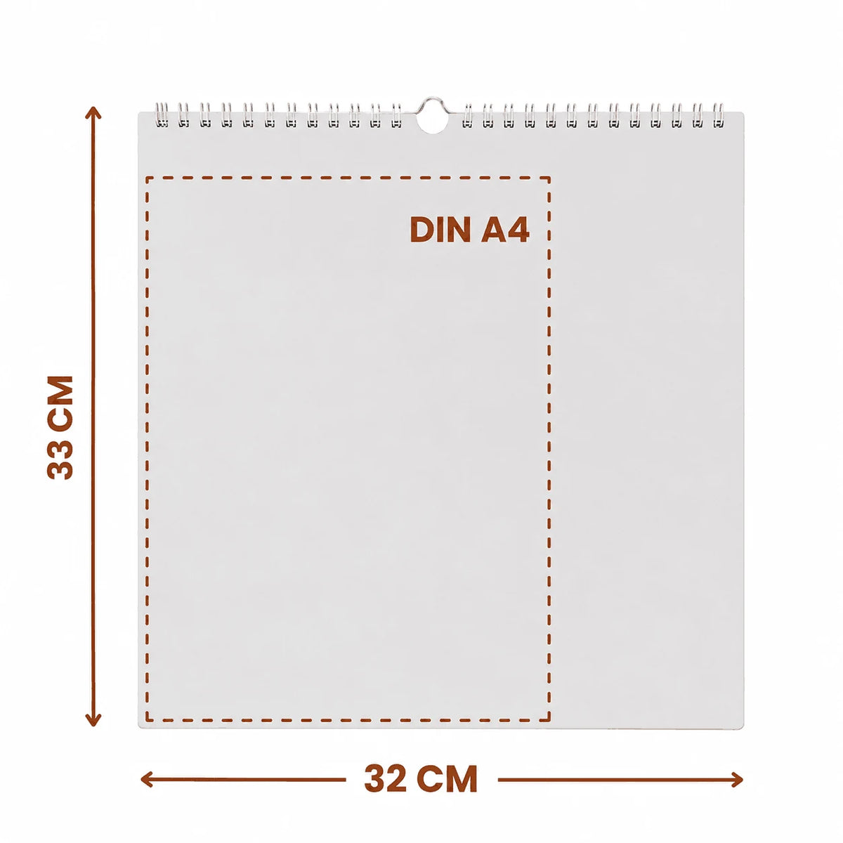 Kreativkalender XL schwarz 2027 – Ansicht