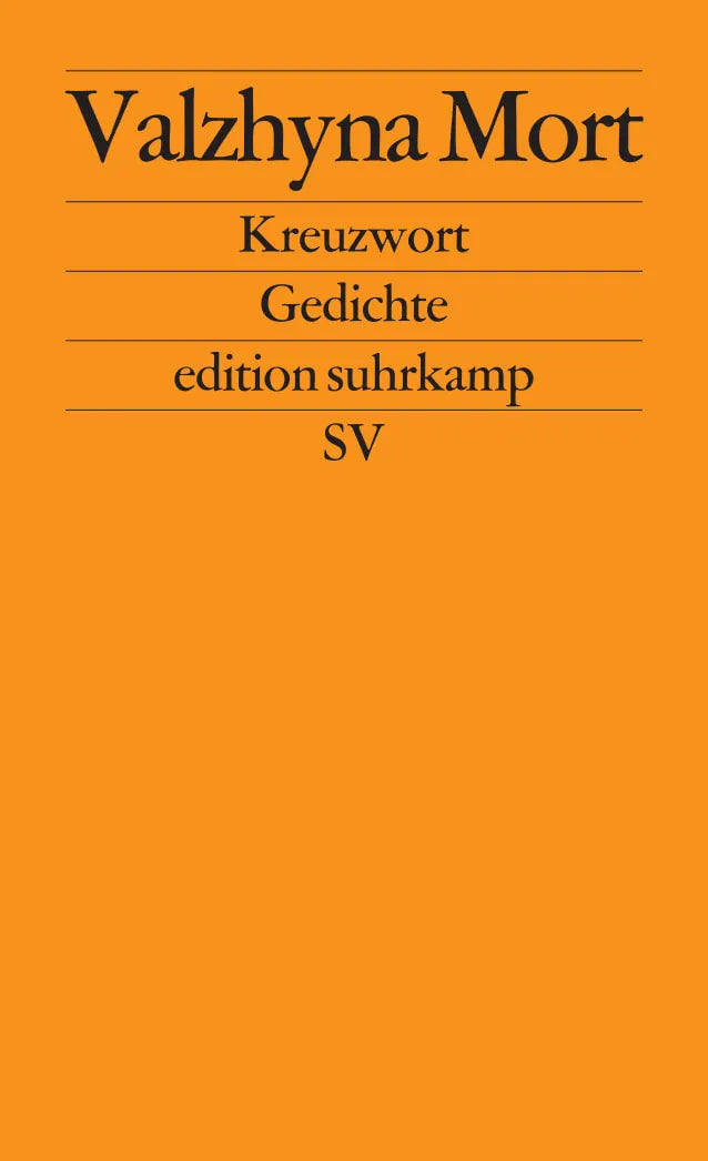 Buchcover von 'Kreuzwort' - Taschenbuch von Valzhyna Mort