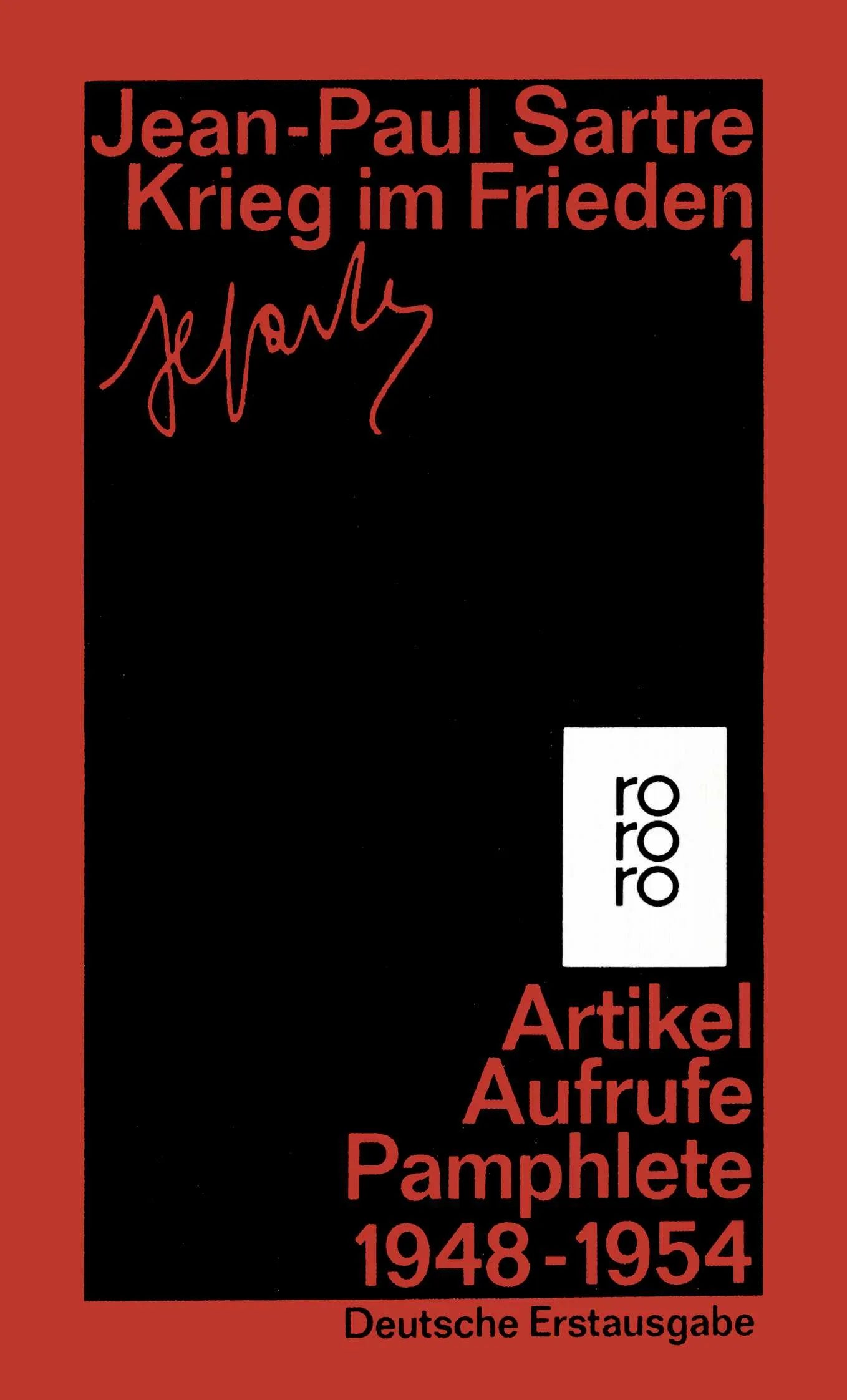 Buchcover von 'Krieg im Frieden' - Taschenbuch von Jean-Paul Sartre