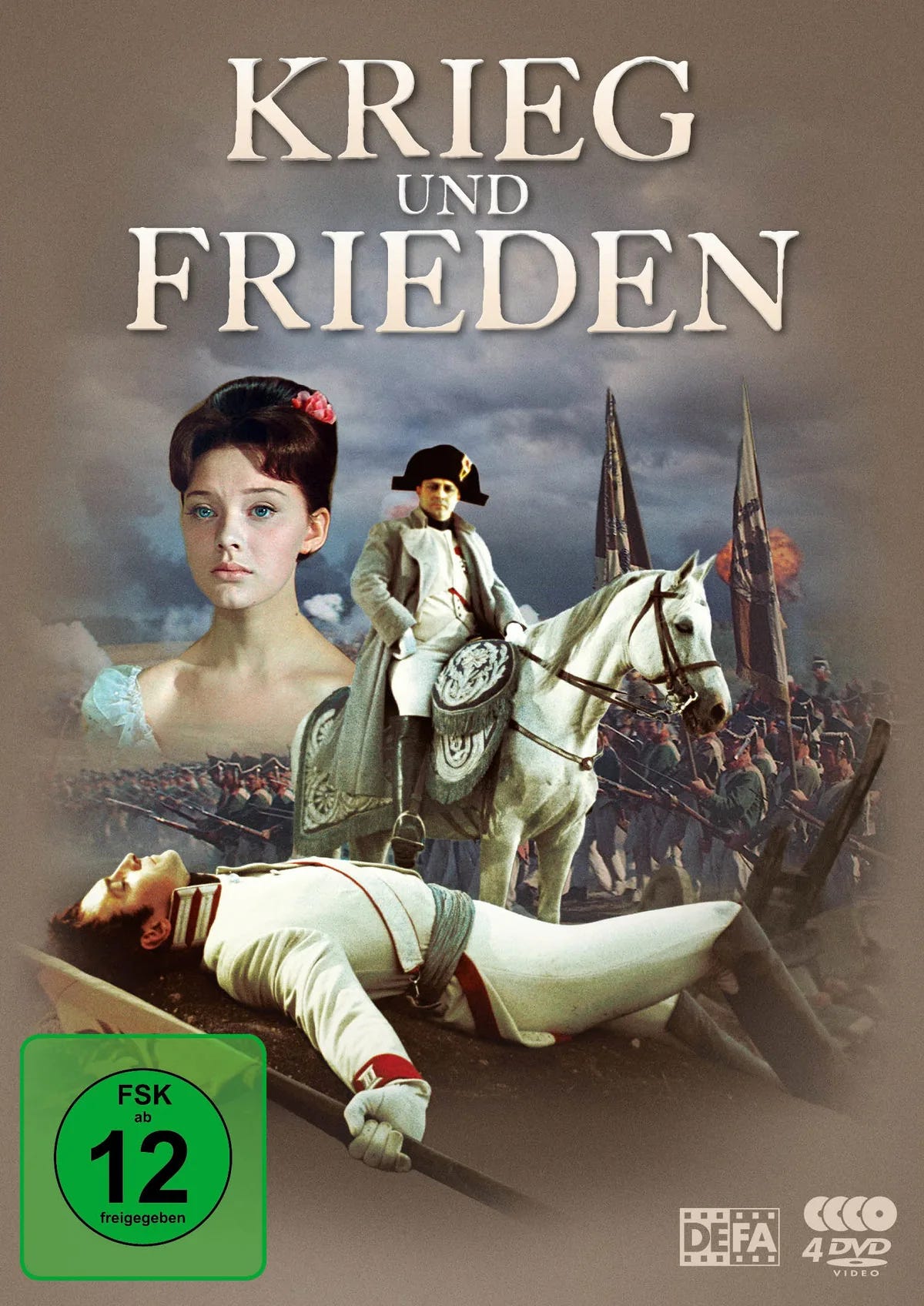 Krieg und Frieden 1-4 - DVD