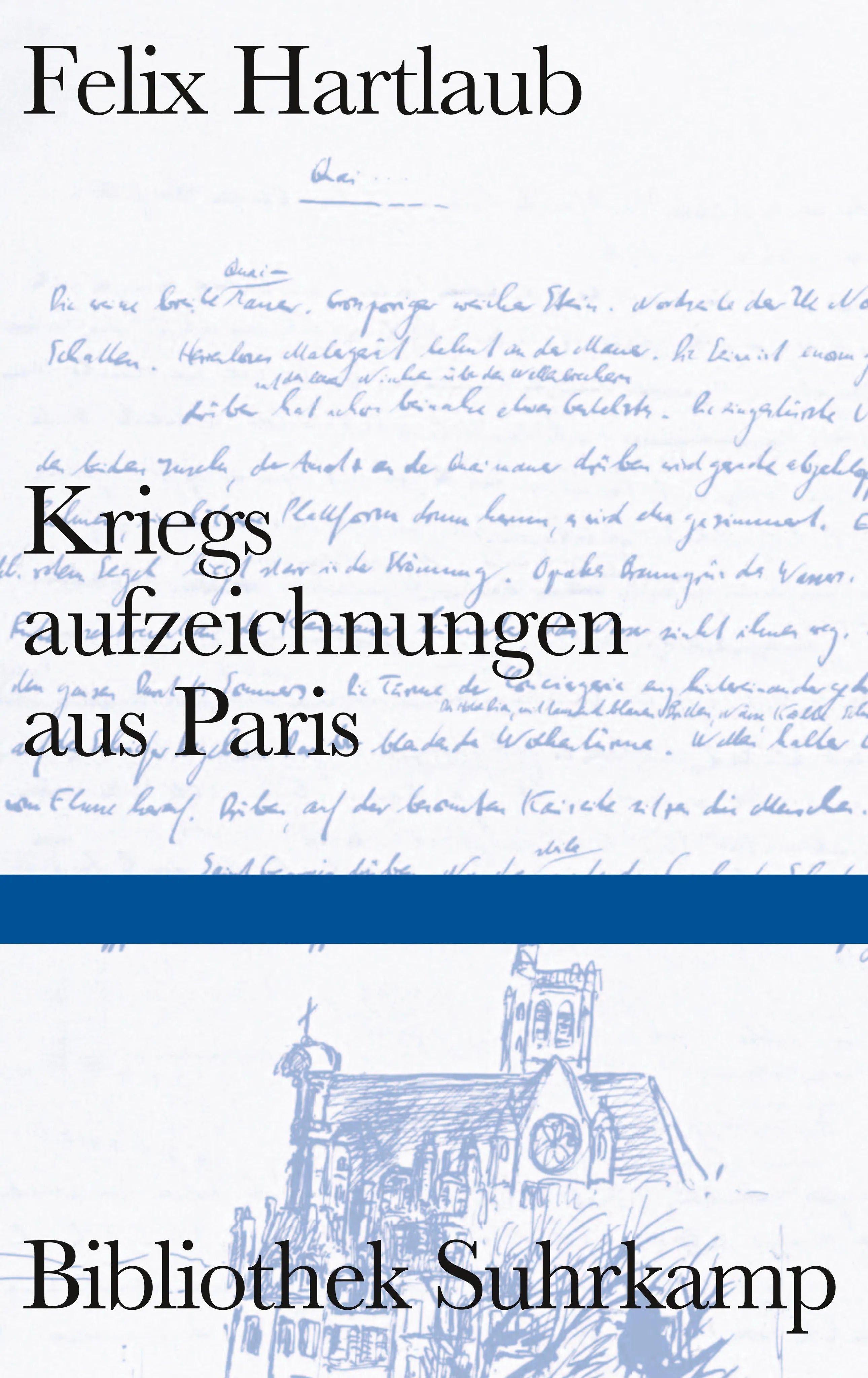 Buchcover von 'Kriegsaufzeichnungen aus Paris' - Gebundene Ausgabe von Felix Hartlaub