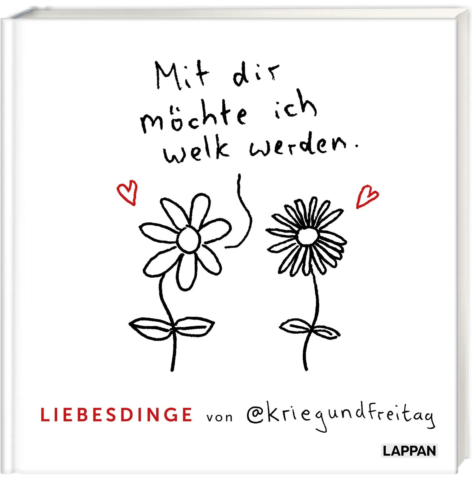 Buchcover von 'kriegundfreitag: Liebesdinge' - Gebundene Ausgabe von @kriegundfreitag