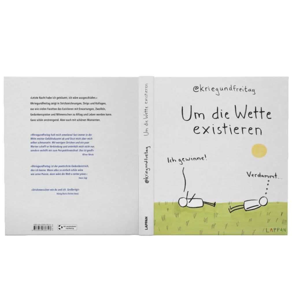 Abbildung von 'kriegundfreitag: Um die Wette existieren'